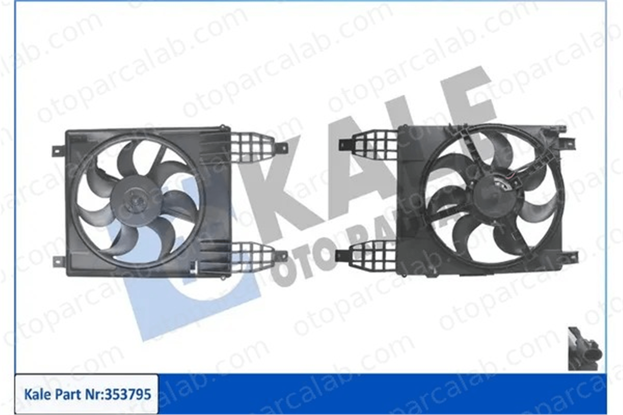 MAHER 19175 Radyatör Fan ve Motoru CHEVROLET AVEO / KALOS Sedan AVEO / KALOS Hatchback 96808149 95950465
