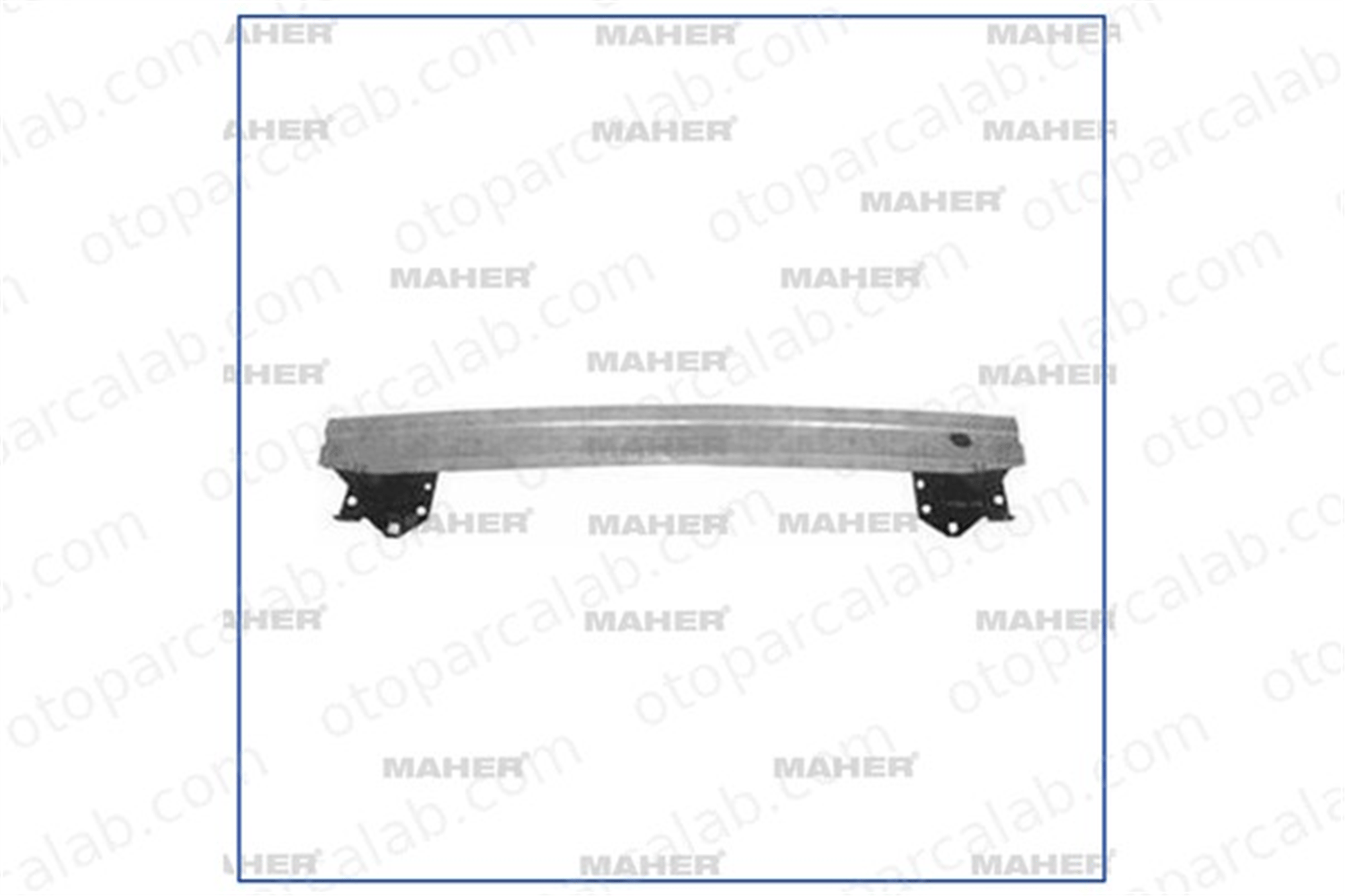 MAHER 20580 Tampon Demiri Ön CITROËN C4 II C4 II Kasa/eğik arka 9672762080 9687296680