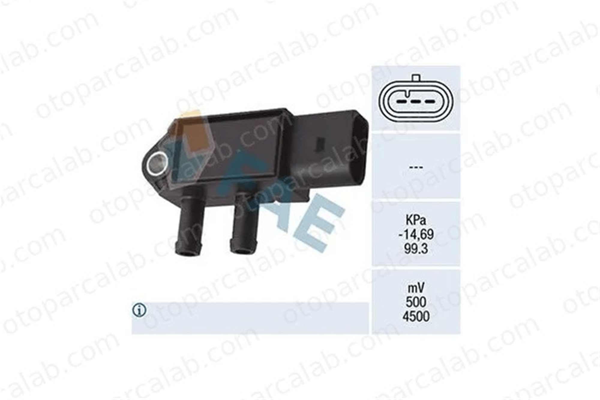 MAHER 22776 Egzoz Sıcaklık Sensörü SKODA OCTAVIA III OCTAVIA III Combi 4L906051 04L 906 051