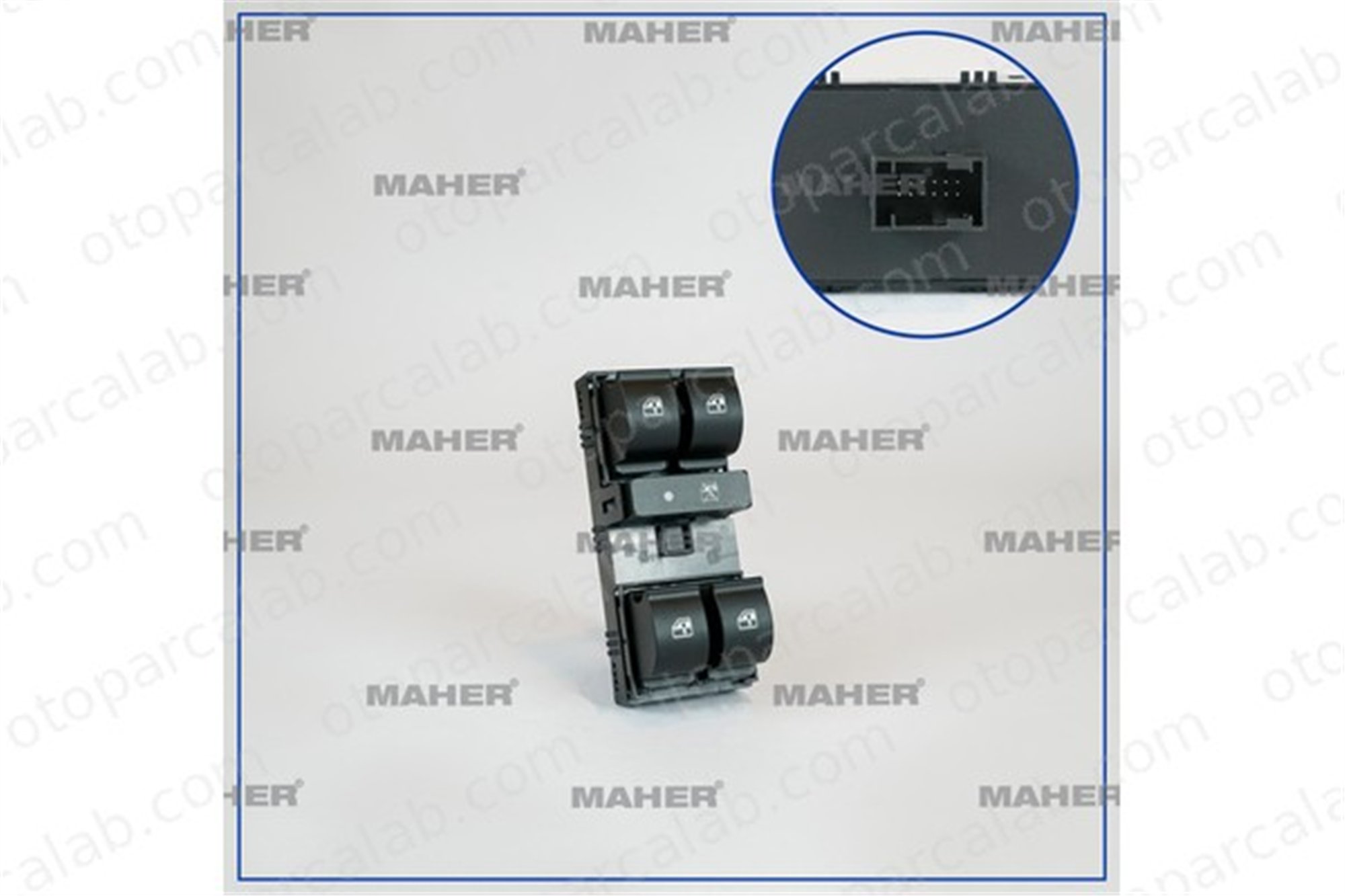 MAHER 26494 Cam Açma Düğmesi Ön Sol FIAT DOBLO Cargo DOBLO Minibüs/Otobüs 735498686