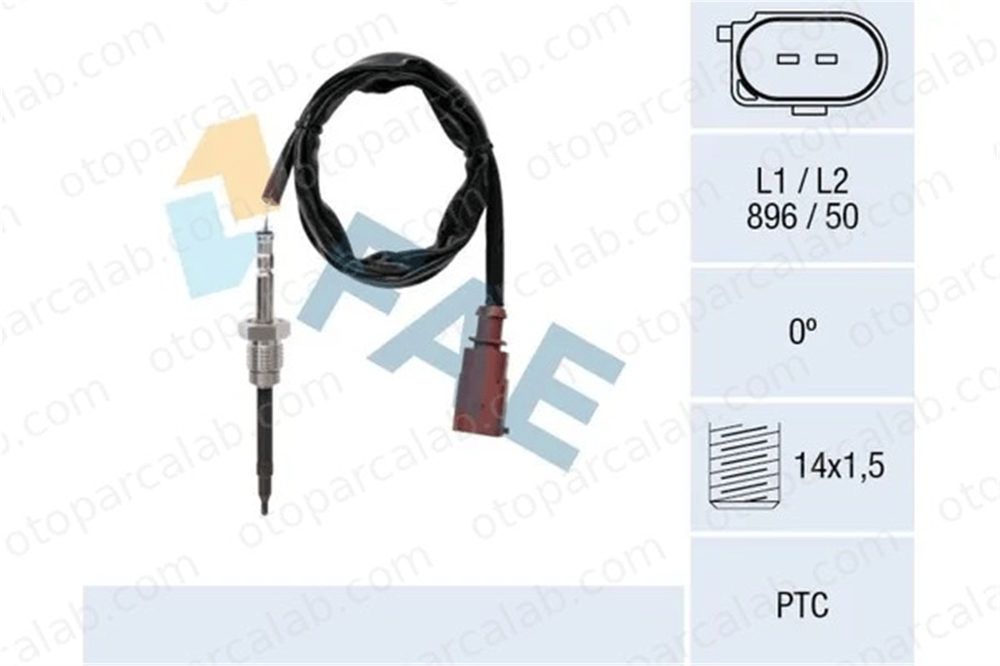 MAHER 31403 Egzoz Sıcaklık Sensörü VW GOLF VII GOLF VII Variant 4L906088DA 04L 906 088 DA