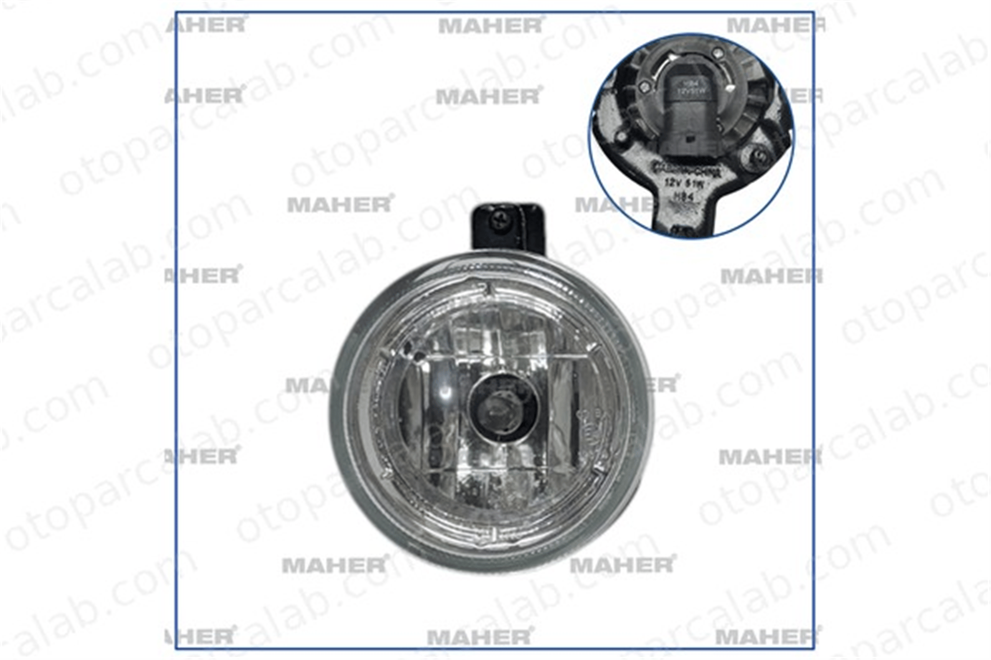 MAHER 32411 Sis Farı Ön Sağ veya Sol ISUZU D-MAX I 8973746652