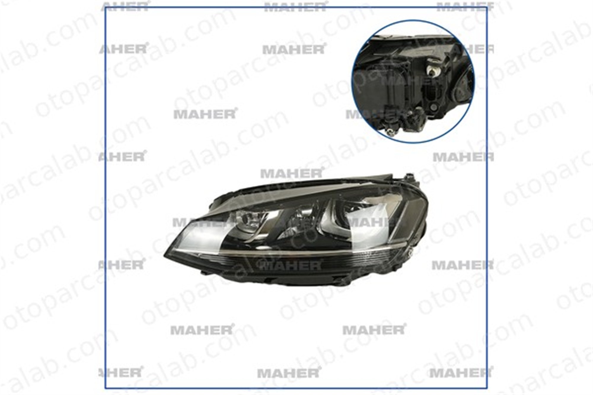 MAHER 34969 Far Sol VW GOLF VII GOLF VII Variant 5G1941043 5G1941033