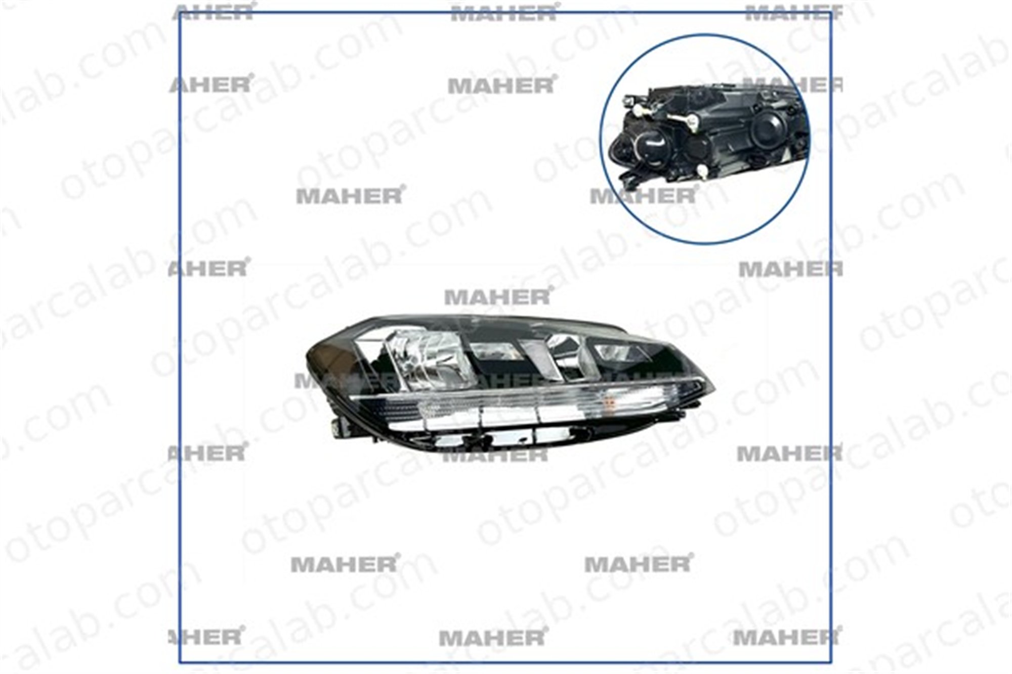 MAHER 34972 Far Sağ VW GOLF VII GOLF VII Variant 5G1941006D