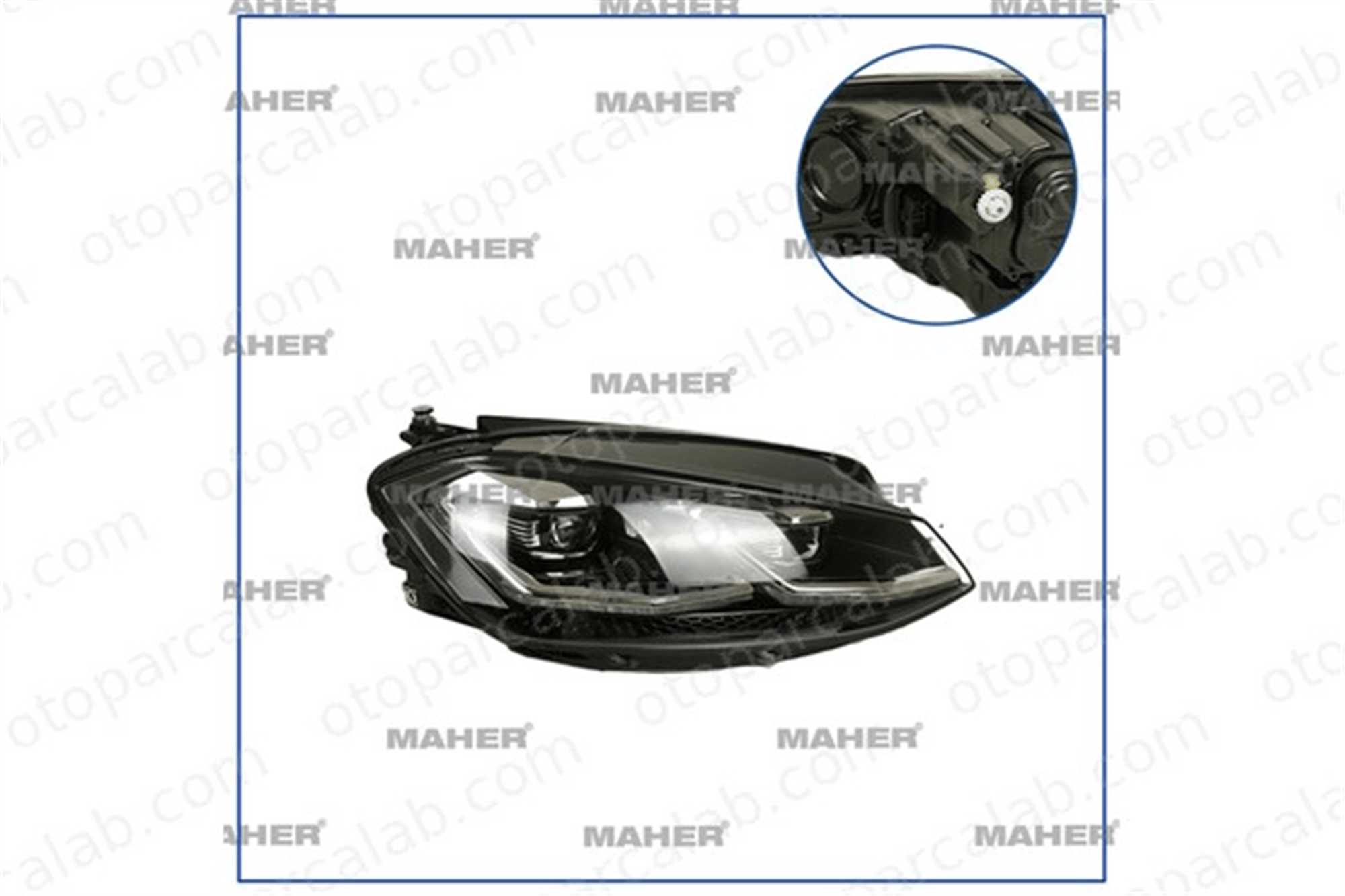 MAHER 34974 Far Sağ VW GOLF VII GOLF VII Variant 5G1941774 5G1941036