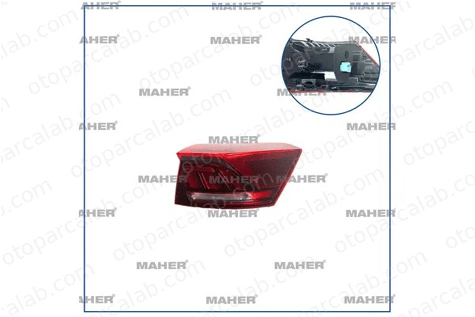 MAHER 35052 Stop Lambası Dış Sağ VW T-ROC T-ROC Cabrio 2GA945096D 2GA945096A