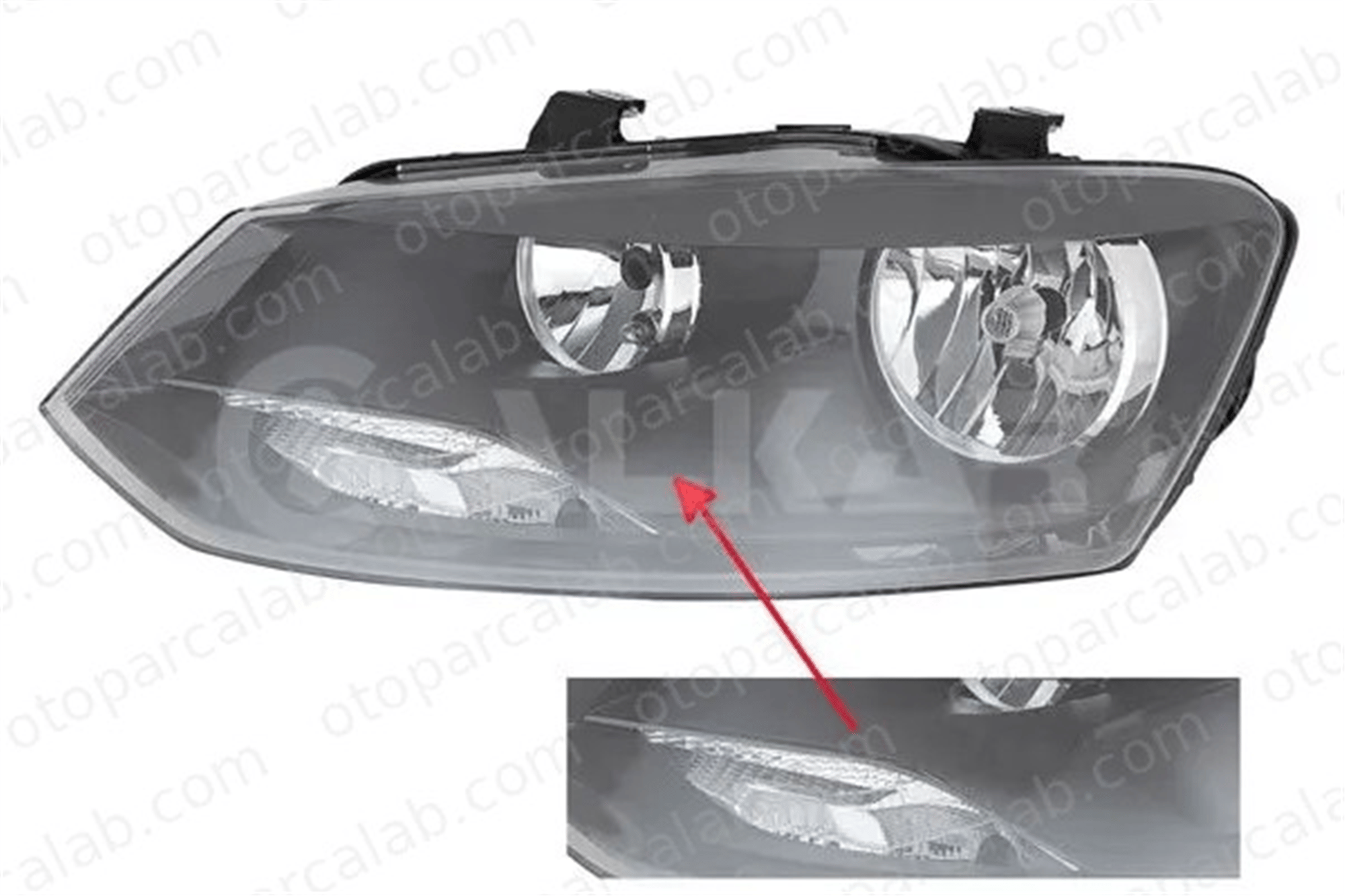 MAHER 35053 Far Sol VW POLO V 6R1941007G