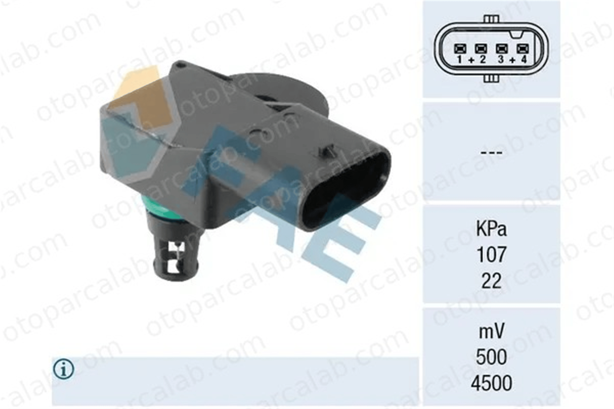 MAHER 35342 MAP Sensörü CITROËN DS3 MINI MINI 1920RX 13627599905