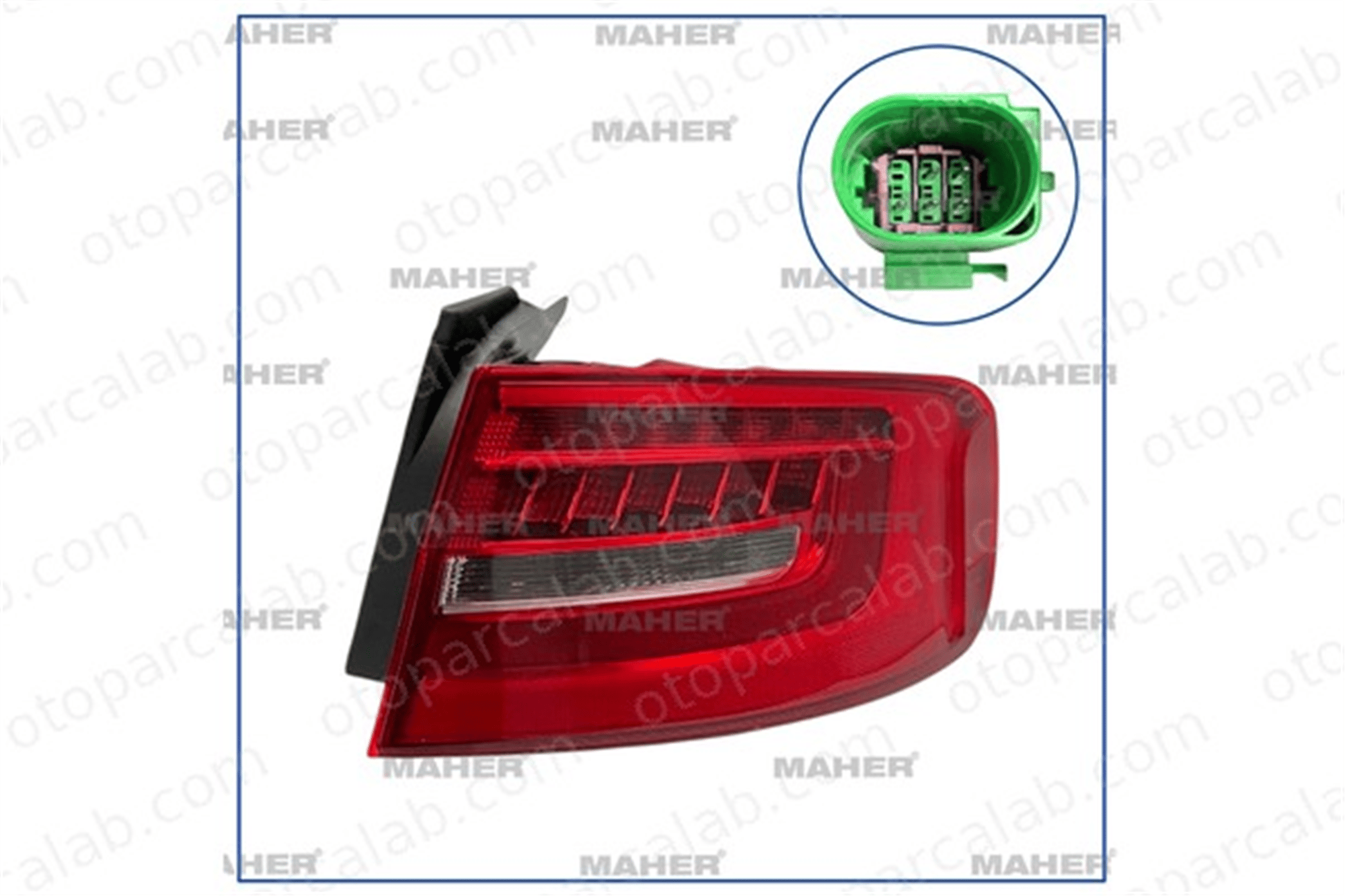 MAHER 36172 Stop Lambası Dış Sağ AUDI A4 B8 8K5945096AC