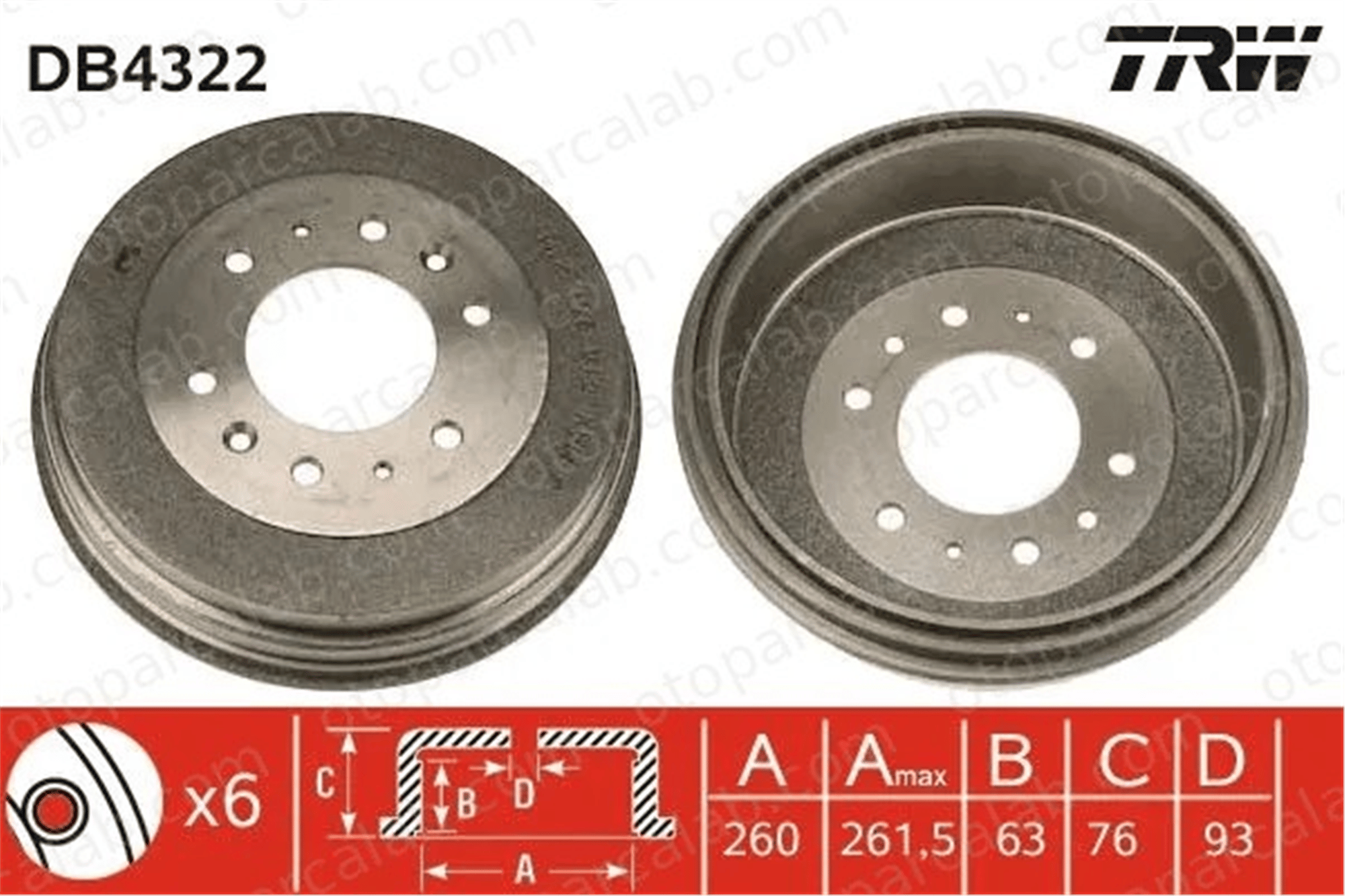 MAHER 48637 Kampana Arka Sağ veya Sol MAZDA E Platform şasi E Panelvan/Van S08326251C 908326251B