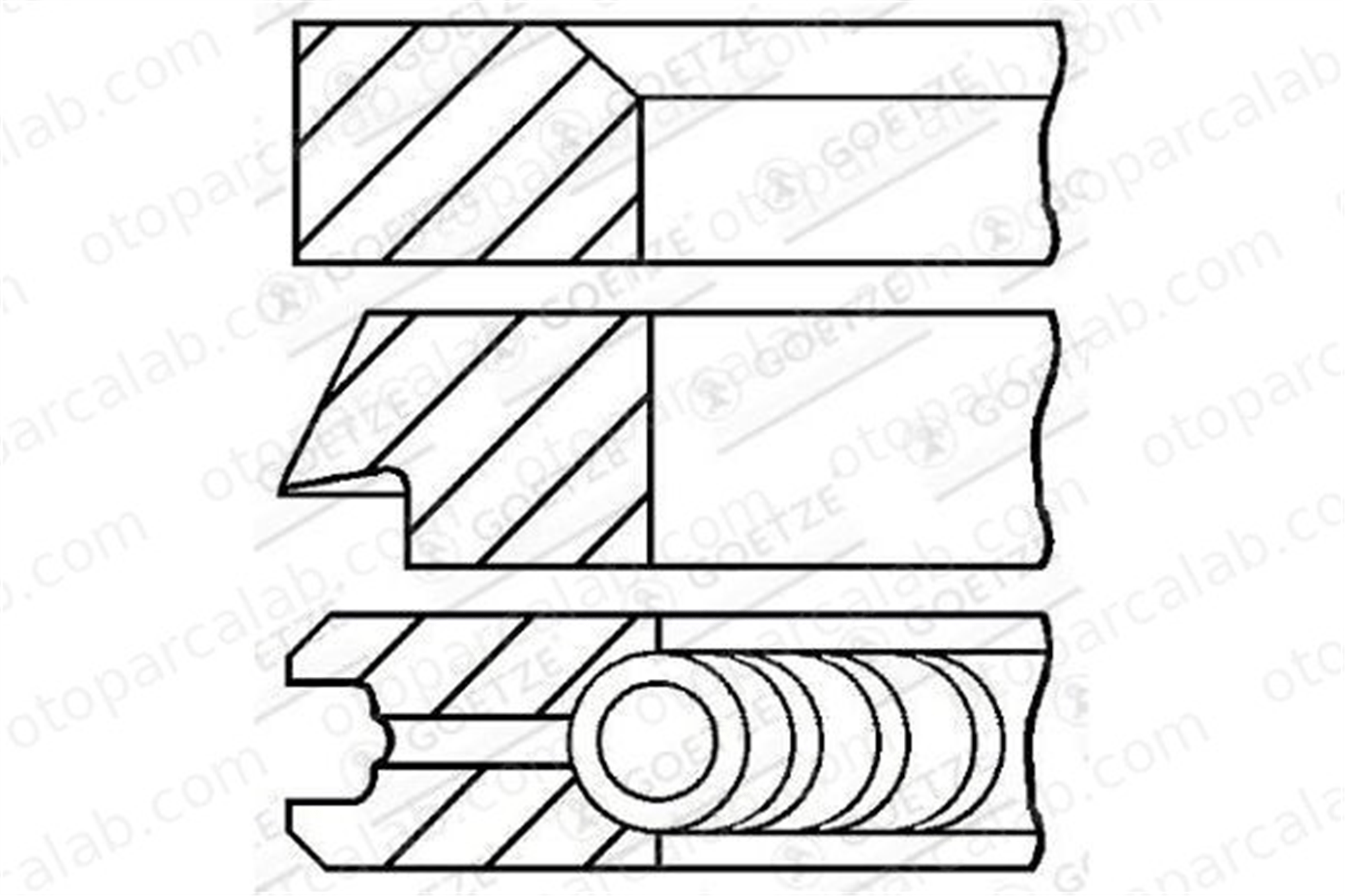 MAHLE 001 40 V2 Segman (89.90MM-0.50) MERCEDES-BENZ E-SERISI E-SERISI T-Model 001 40 V2