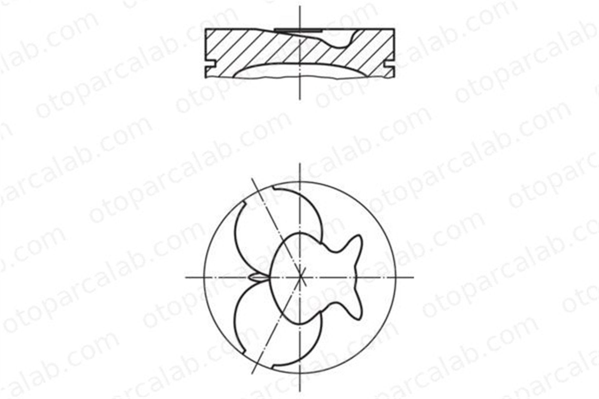 MAHLE 002 24 00 Piston (89.00MM-STD) MERCEDES-BENZ T1 Minibüs/Otobüs T1 Panelvan/Van A6010301817 6010301317