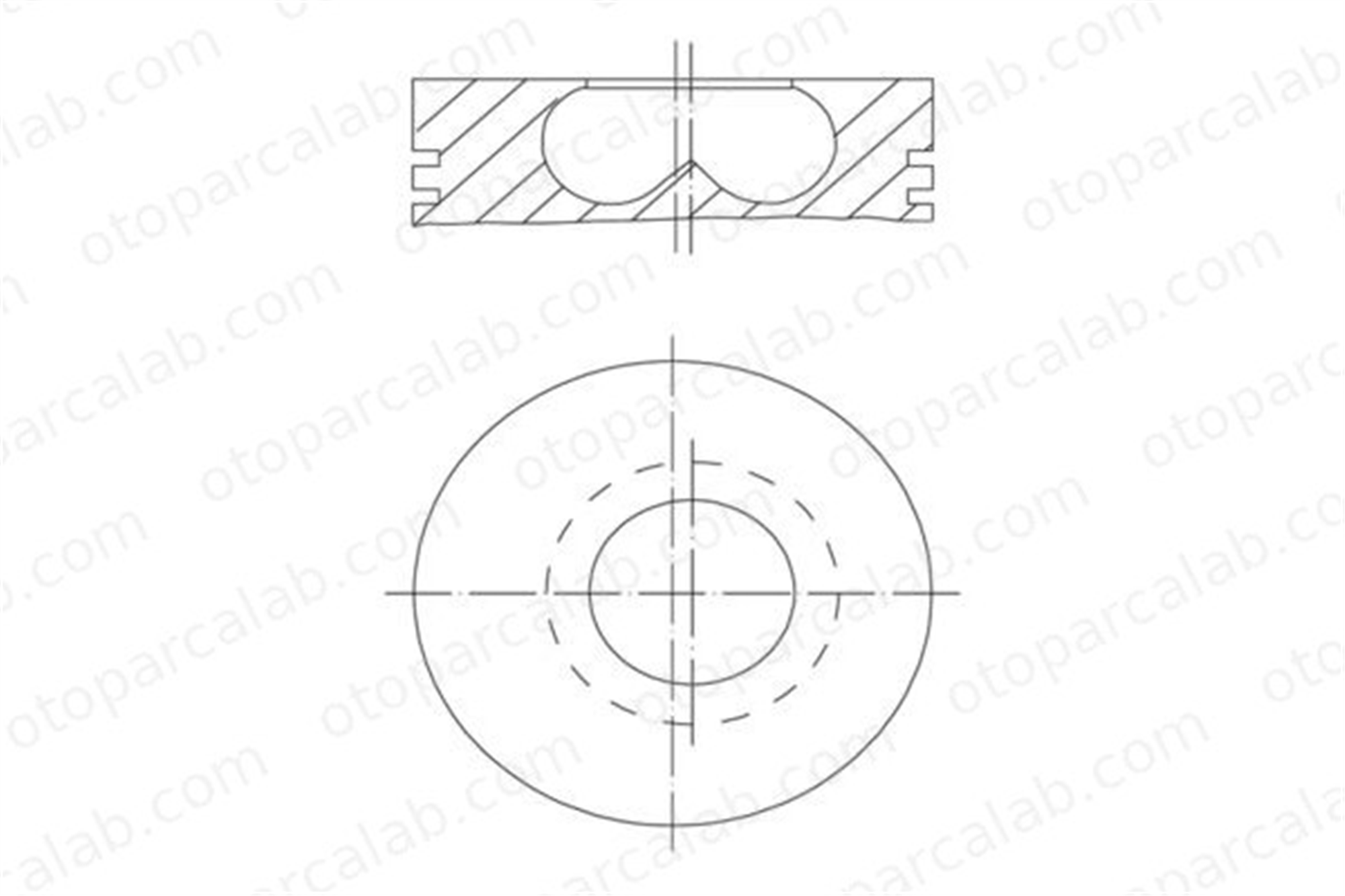 MAHLE 009 50 01 Piston (94.80MM-0.40) FIAT DUCATO Minibüs/Otobüs DUCATO Panelvan/Van 500340855 0000500340855