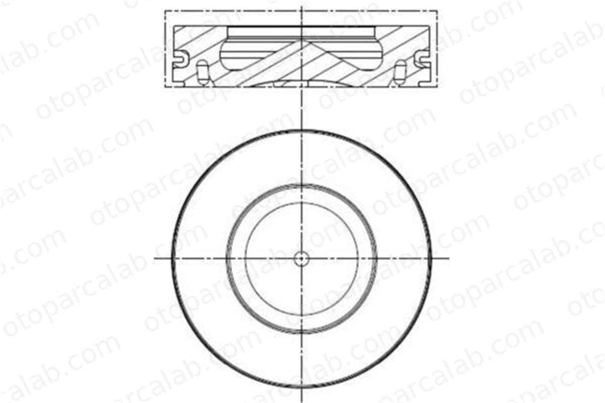 MAHLE 081 PI 00127 000 Piston (STD) BMW 5 5 Touring 11258598757 11258571635