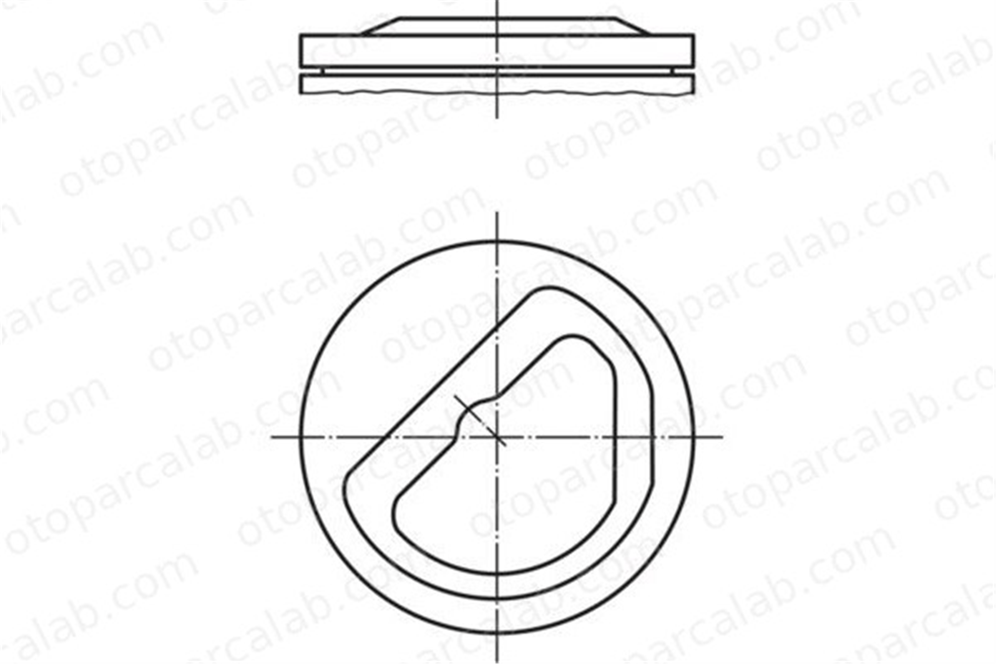 MAHLE 082 12 00 Piston (89.00MM-STD) BMW 2500-3.3 2.5-3.2 Coupe 112512622211 11251263323