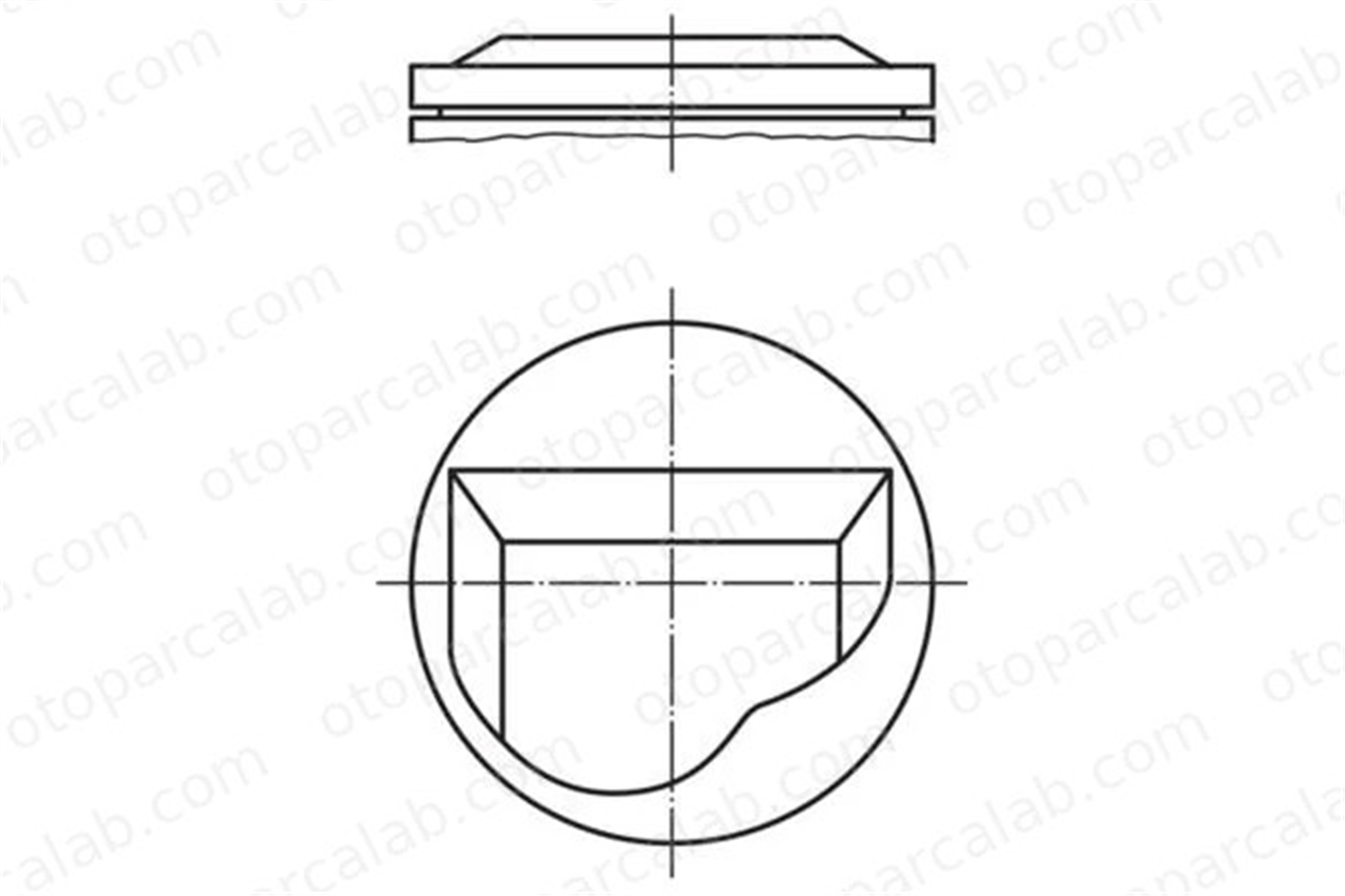 MAHLE 082 42 02 Piston (86.50MM-STD) BMW 5 11251262005 11251267298