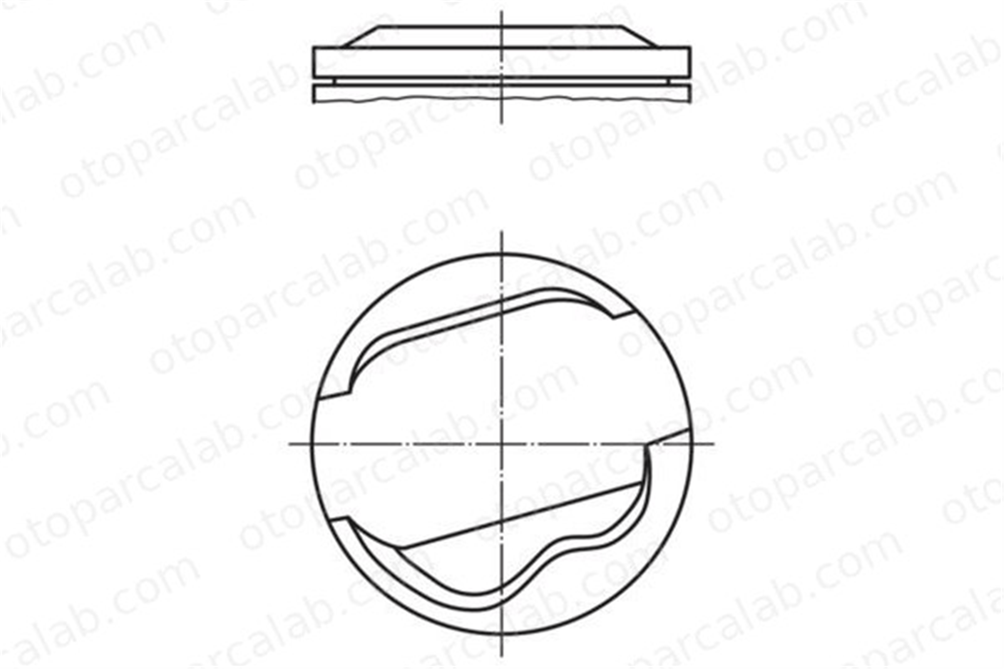 MAHLE 082 58 01 Piston (92.25MM-STD) BMW 6 5 11251717139 1717139