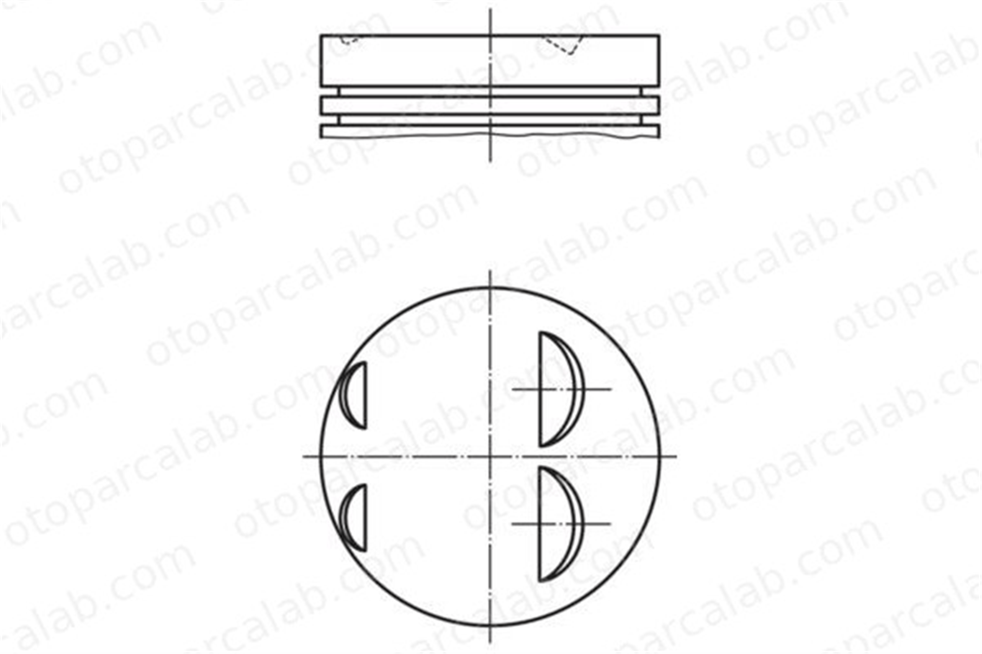 MAHLE 082 73 01 Piston (80.00MM-0.25) BMW 3 3 Cabrio 1125173558 11251735582