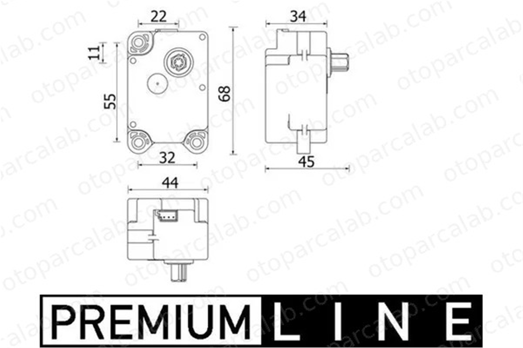 MAHLE AA 71 000P Kalorifer Motoru VOLVO V60 I V70 III LR003175LR007167LR048448 6G9N19E616AB