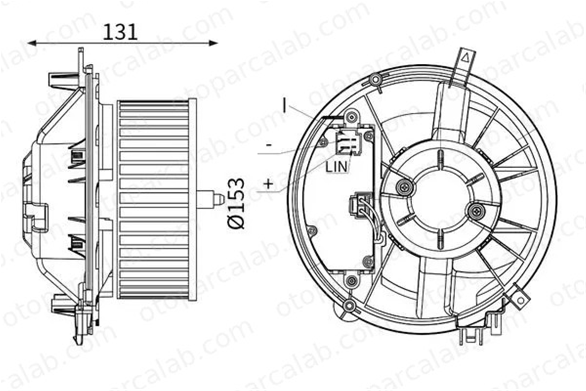 MAHLE AB 426 000S Kalorifer Motoru VW GOLF VII GOLF VII Variant 5WB819015