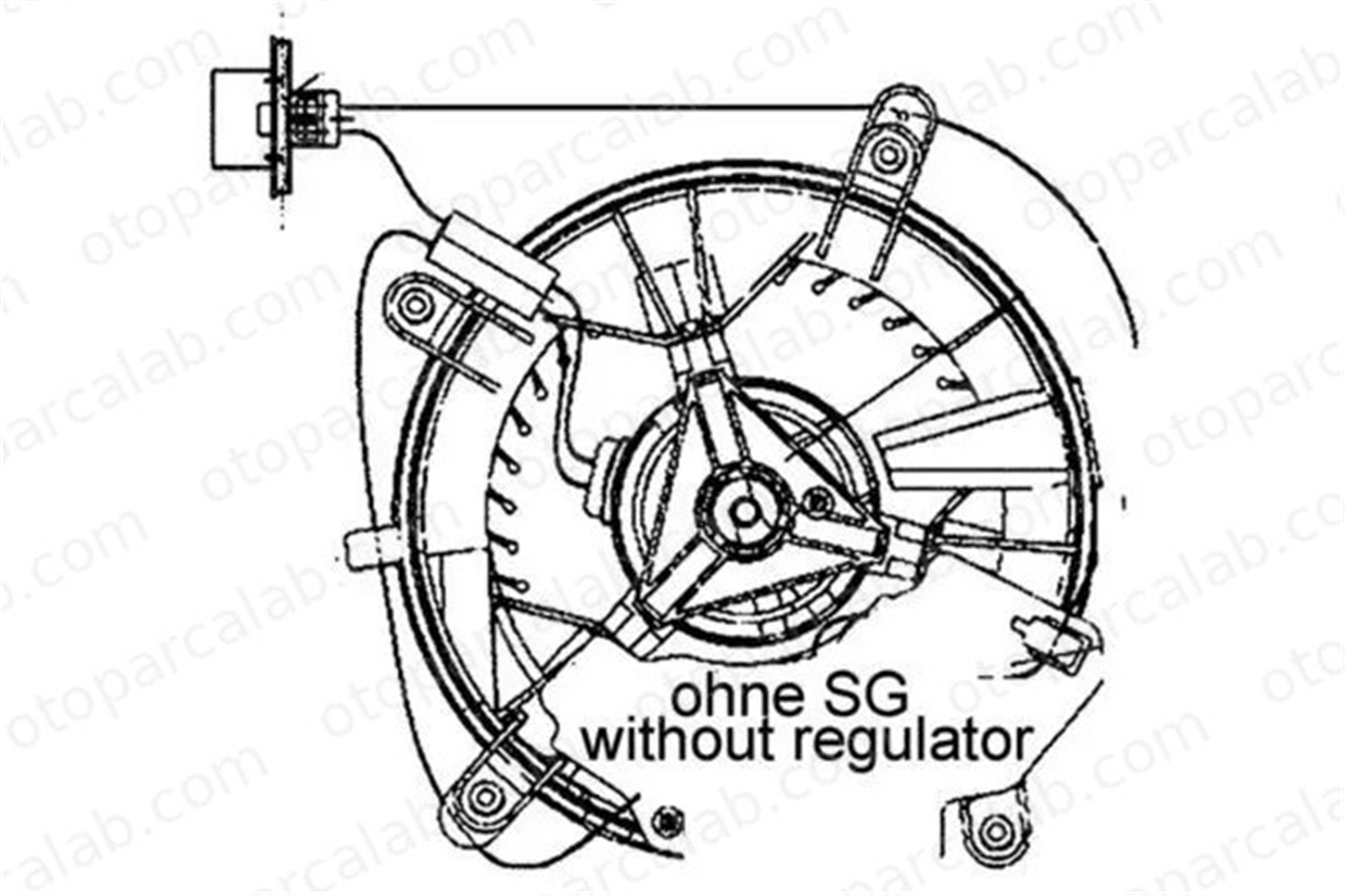 MAHLE AB 65 000P Kalorifer Motoru MERCEDES-BENZ E-SERISI E-SERISI T-Model A2108203442 2108203442