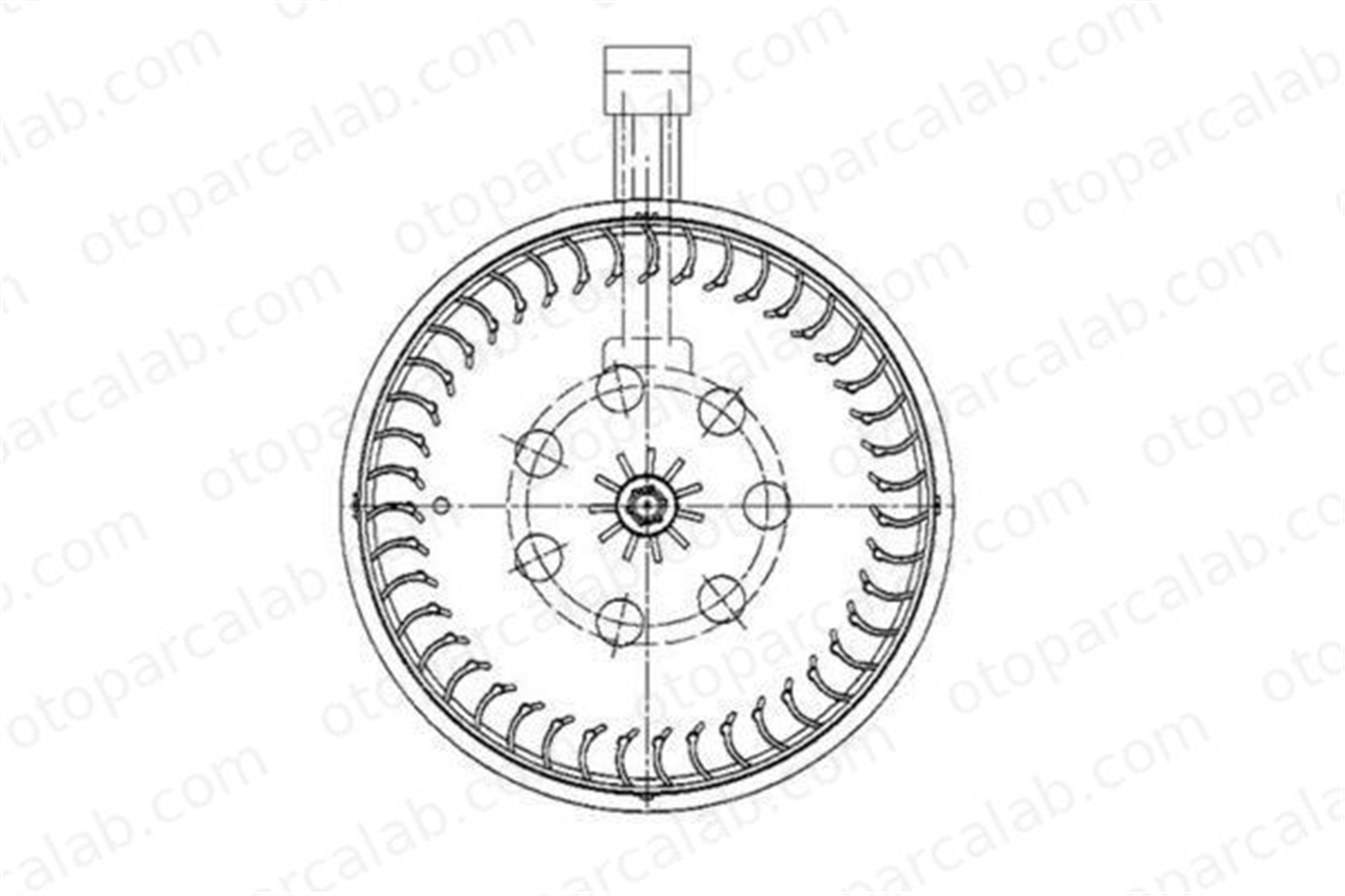 MAHLE AB 68 000P Kalorifer Motoru MERCEDES-BENZ C-SERISI C-SERISI T-Model 2038202514 A2038202514