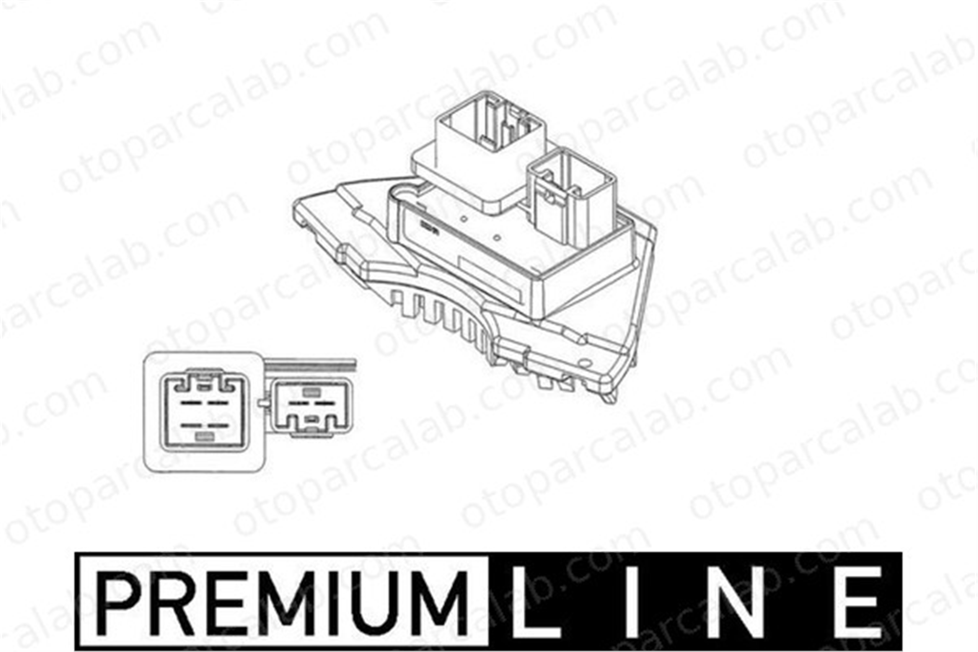 MAHLE ABR 35 000P Kalorifer Rezistansı VOLVO V70 II S70 8693262 32392296