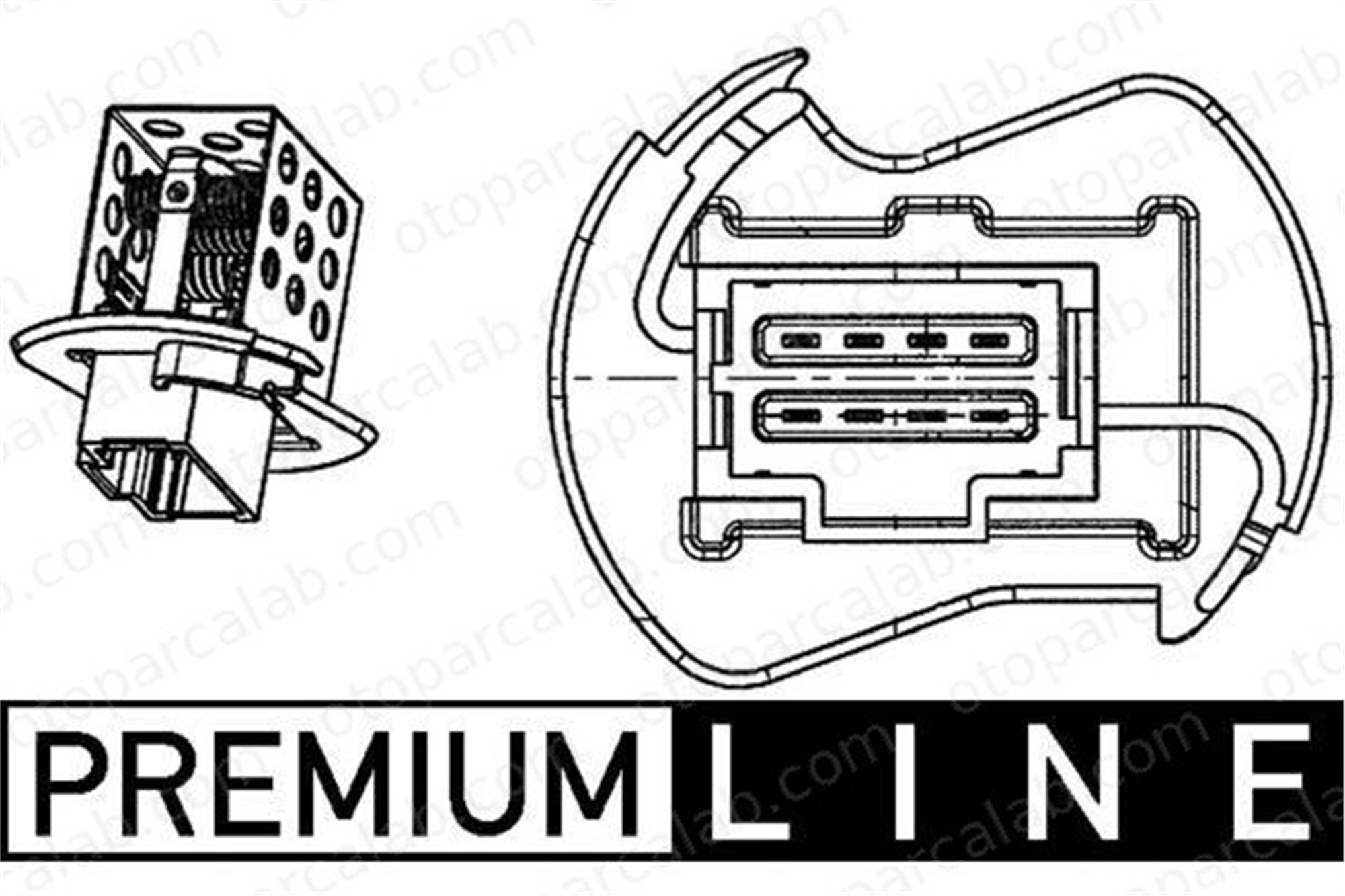MAHLE ABR 90 000P Kalorifer Rezistansı NISSAN INTERSTAR Minibüs/Otobüs INTERSTAR Panelvan/Van 7701057557 2710000QAB