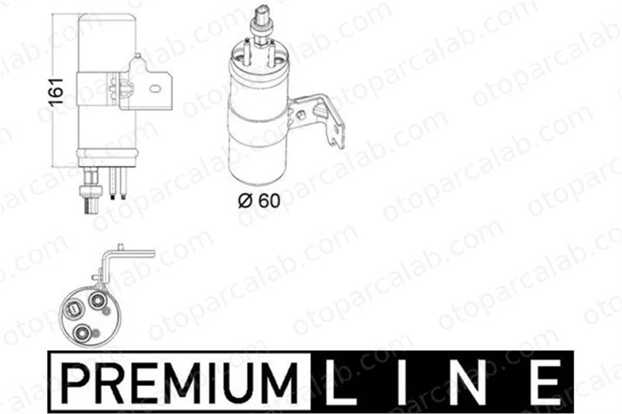 MAHLE AD 6 000P Klima Tüpü FORD ECOSPORT 1792689 CN1119D848AA