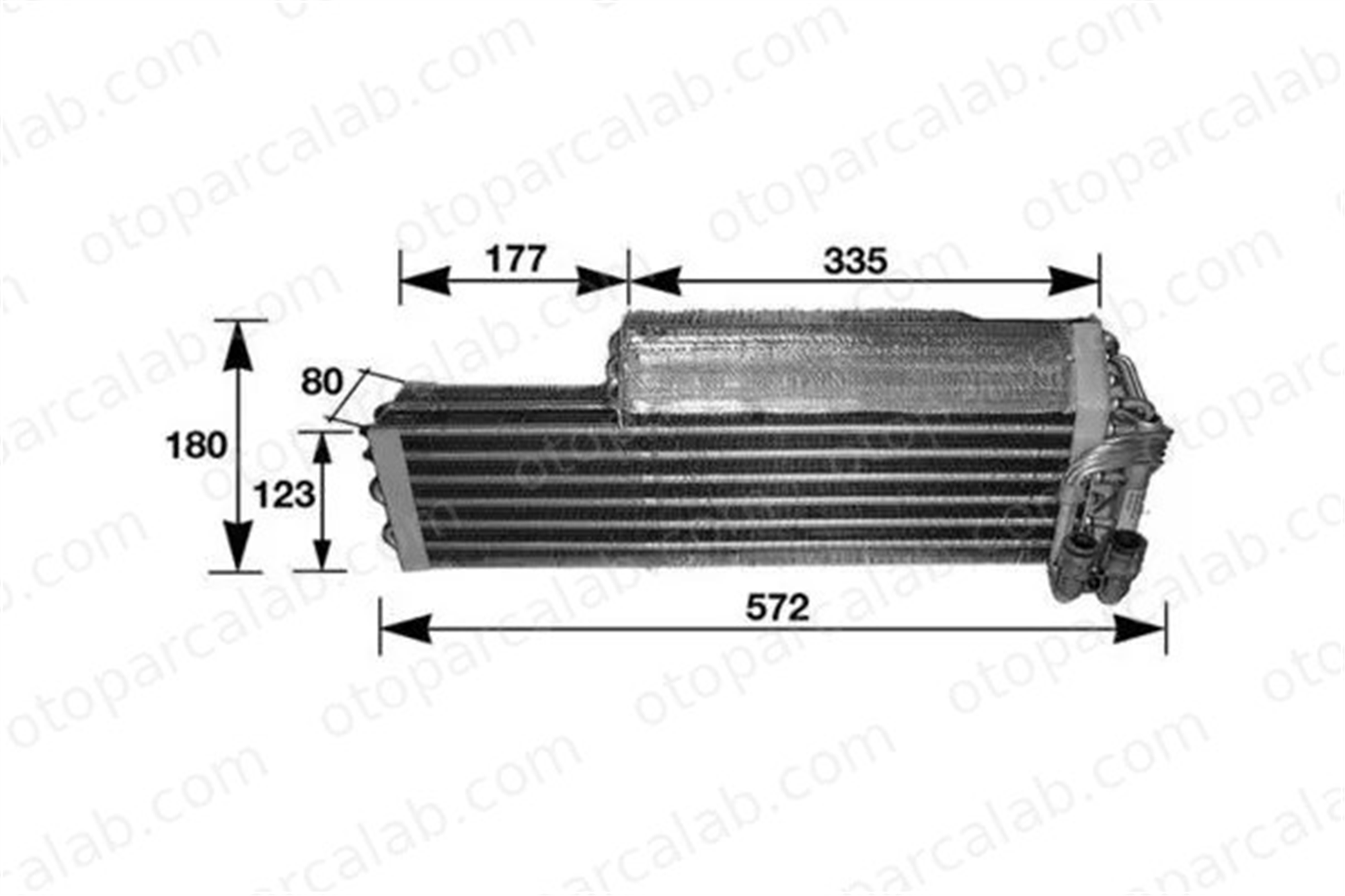 MAHLE AE 37 000S Kalorifer Radyatörü MERCEDES-BENZ S-SERISI S-SERISI Coupe 8305058 000 830 50 58
