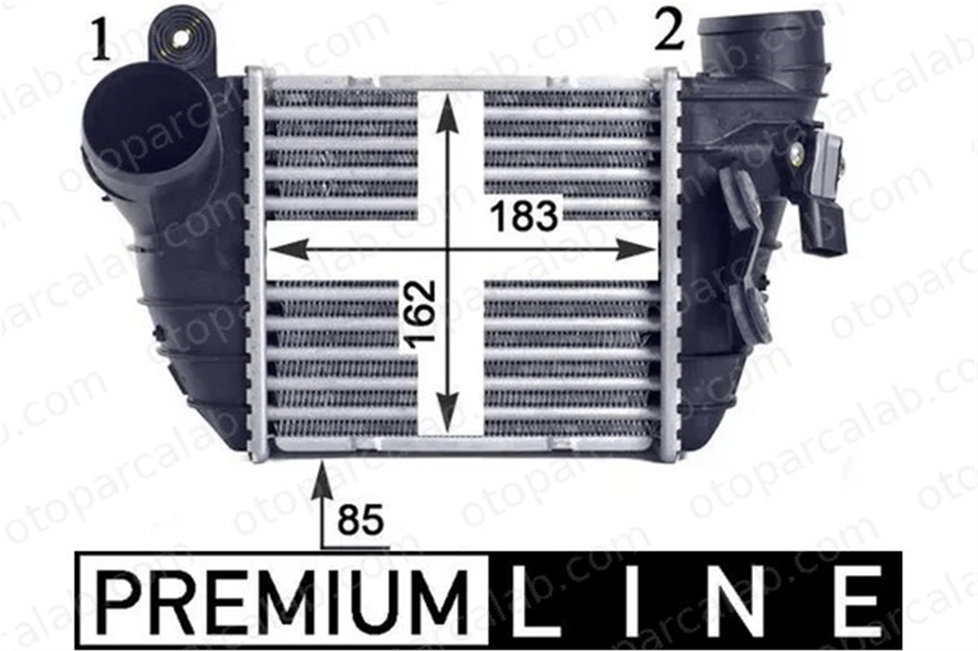 MAHLE CI 308 000P Turbo Radyatörü AUDI TT Roadster TT 8N0145803A 8N0145803C