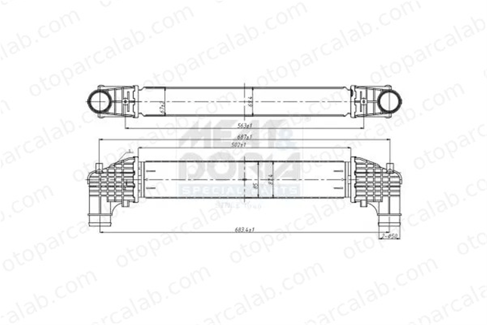 MAHLE CI 345 000P Turbo Radyatörü FORD GALAXY I SEAT ALHAMBRA 95VW9L440A 1020622