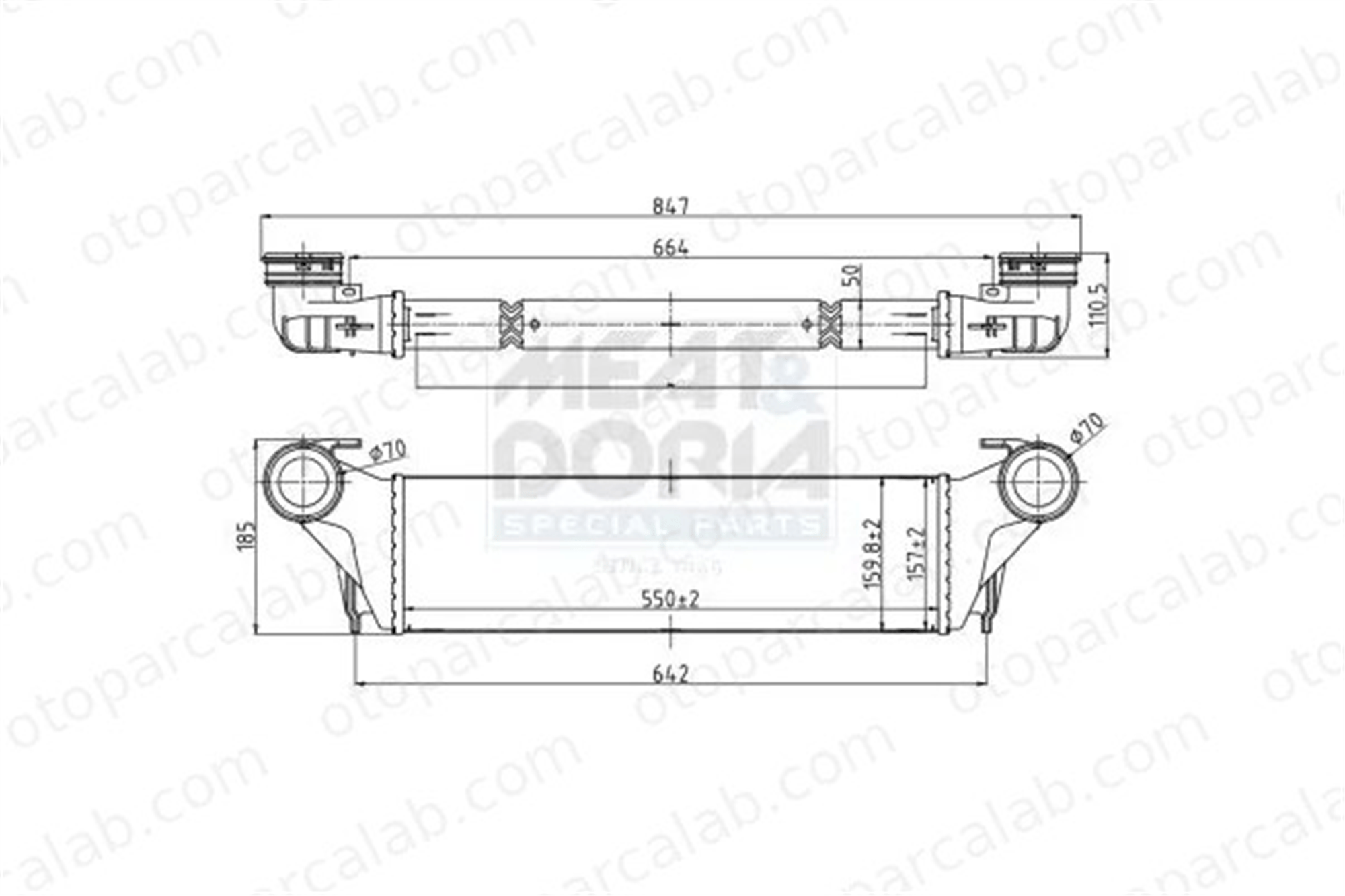 MAHLE CI 361 000P Turbo Radyatörü BMW X5 1751779123 17517791231