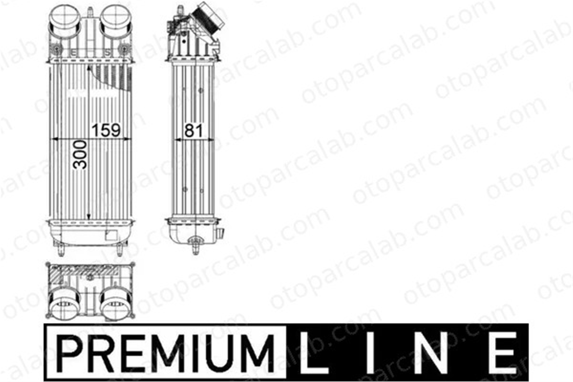 MAHLE CI 418 000P Turbo Radyatörü IVECO DAILY V Panelvan/Van DAILY VI Platform şasi 1440P8 1140P8