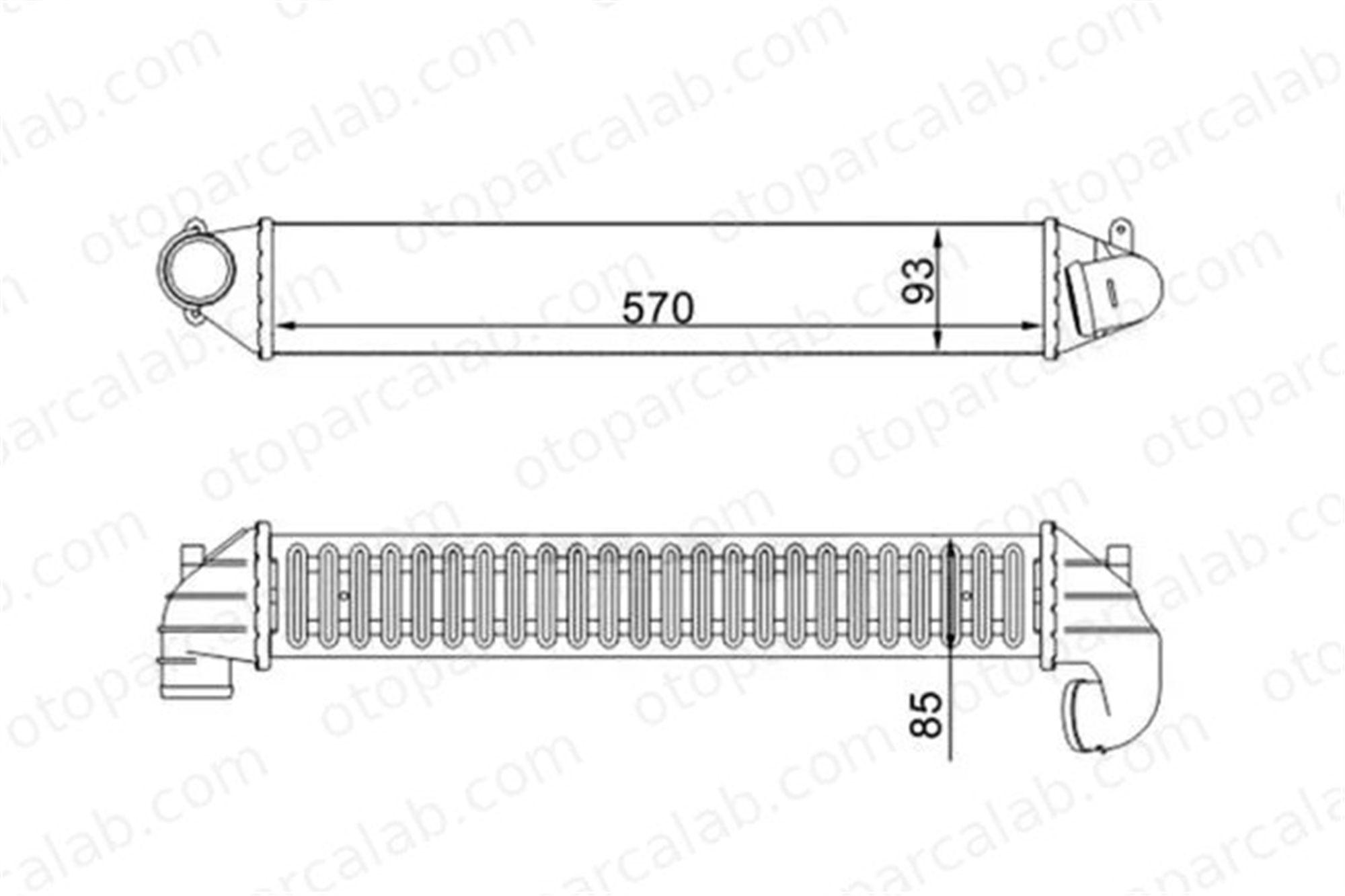 MAHLE CI 475 000S Turbo Radyatörü SEAT ALHAMBRA VW SHARAN 7M3145805 1109138