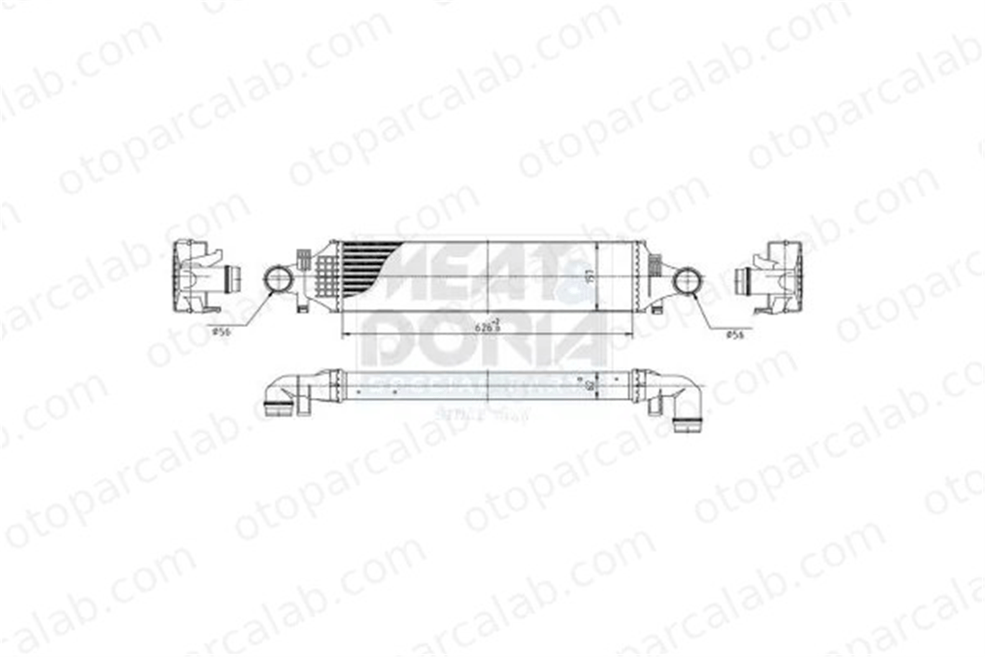 MAHLE CI 480 000S Turbo Radyatörü MERCEDES-BENZ A-SERISI CLA Coupe A2465000900 144615DC0A