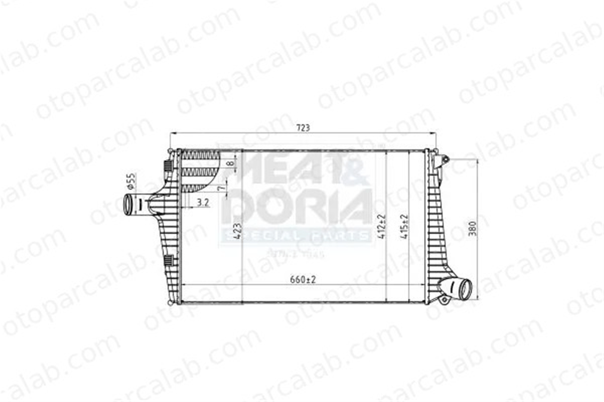 MAHLE CI 487 000S Turbo Radyatörü AUDI A6 C5 A6 C5 Avant 4B0145805F 4B0145805E