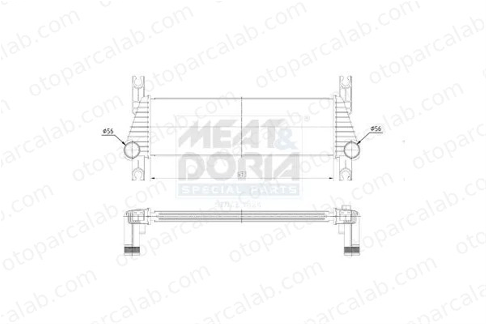 MAHLE CI 634 000S Turbo Radyatörü FORD RANGER AB399L440AF EB3G9L440AA