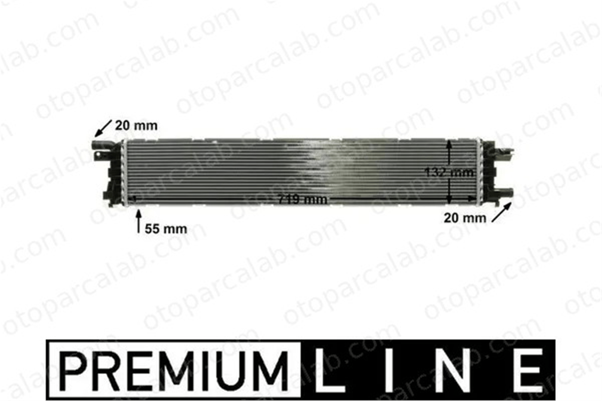 MAHLE CI R12 000P Turbo Radyatörü AUDI Q3 A6 C7 8K0145804E 8K0145804F