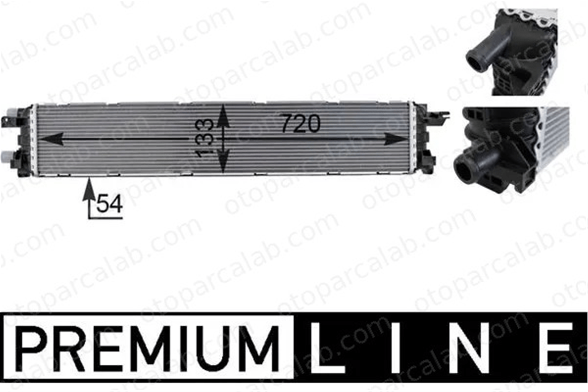 MAHLE CI R13 000P Turbo Radyatörü AUDI A4 B8 A4 B8 Avant 4G0145804D 4G0145804