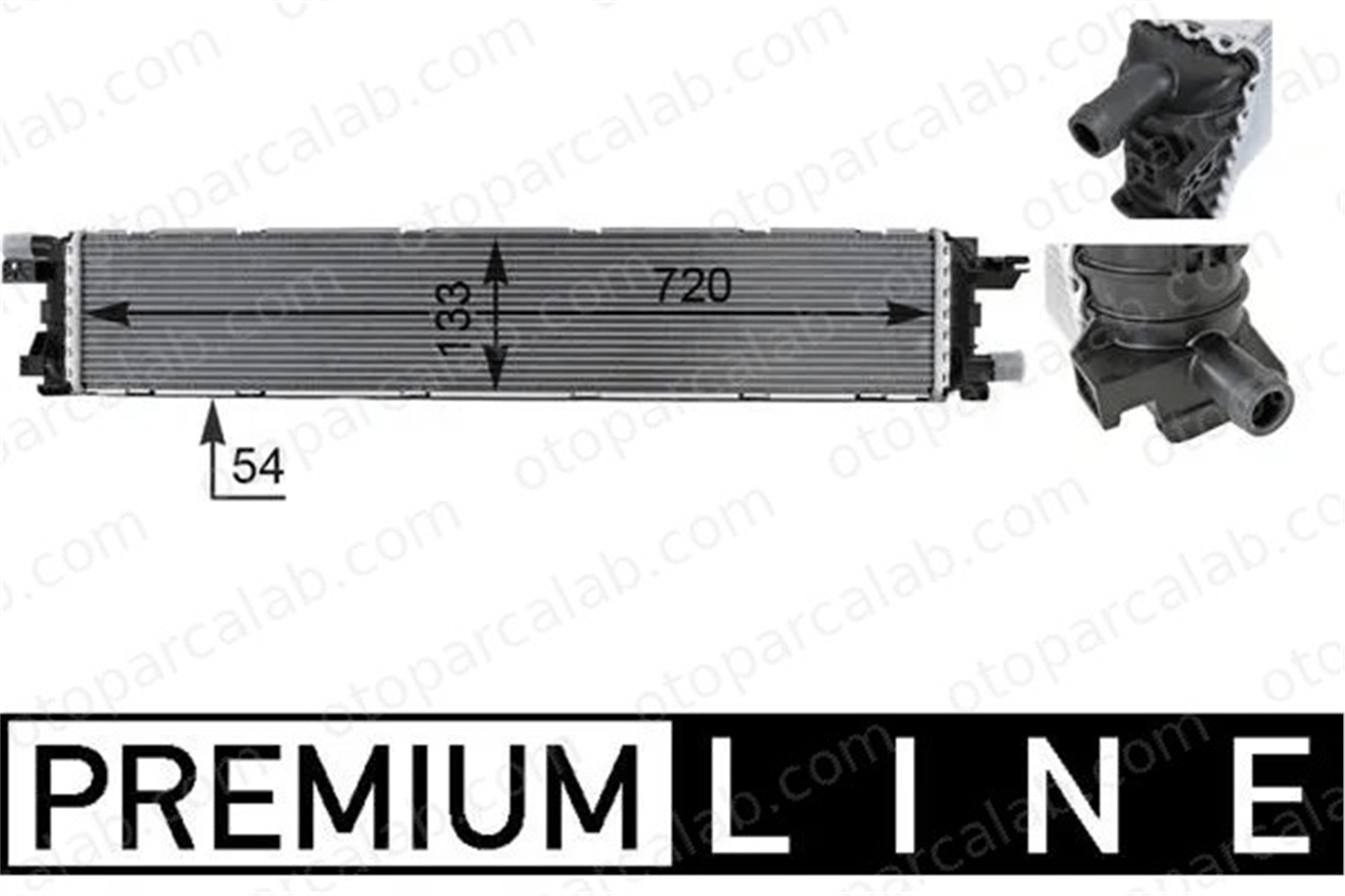 MAHLE CIR 1 000P Su Radyatörü AUDI Q3 A6 C7 8K0145804E 8K0145804F