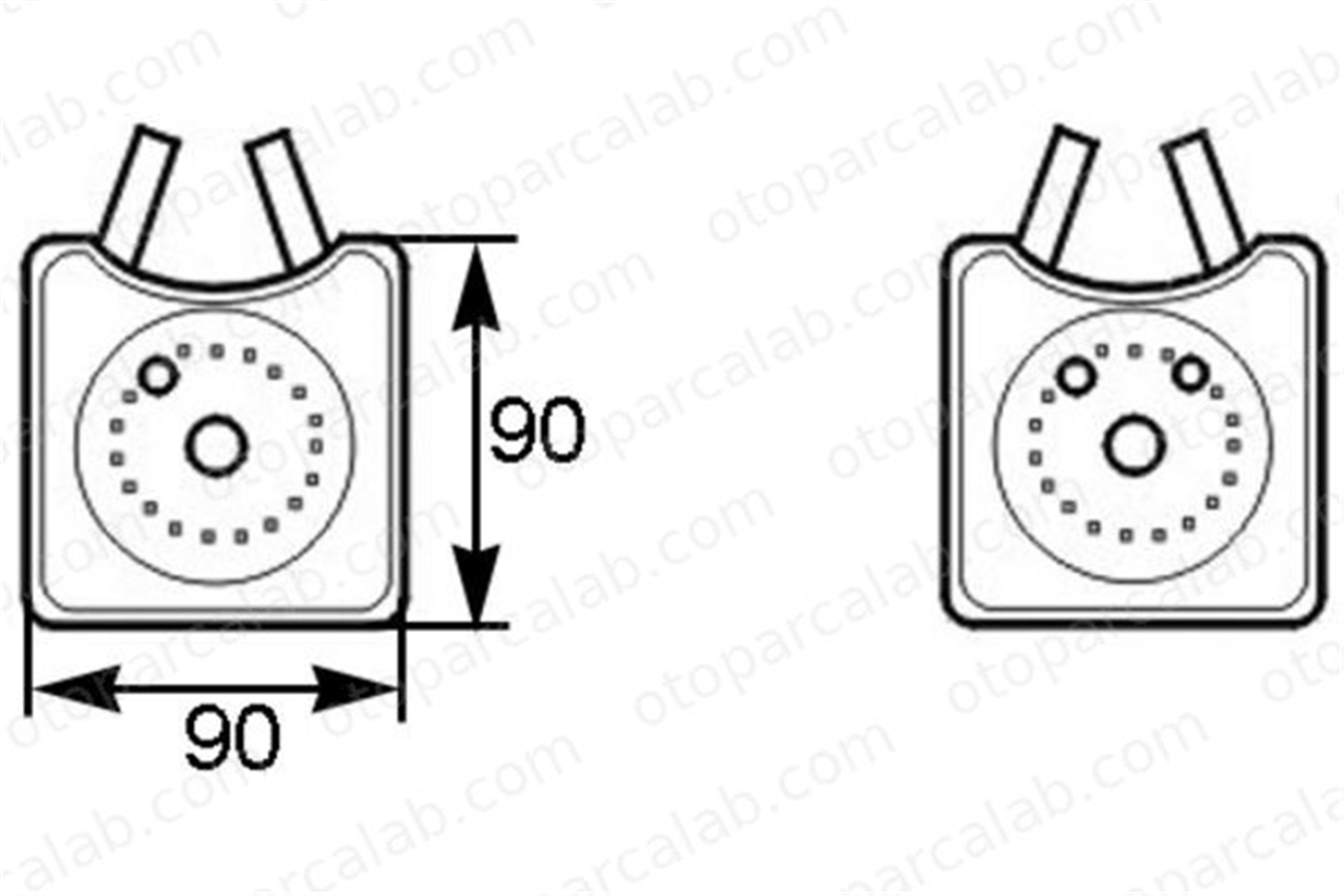 MAHLE CLC 161 000S Motor Yağ Soğutucu AUDI A6 C5 Avant A3 78117021A 078117021A