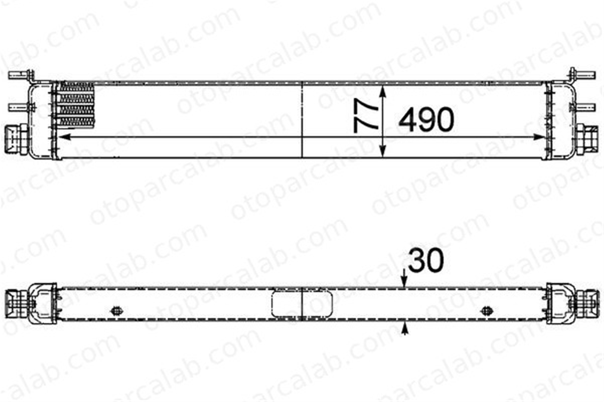 MAHLE CLC 68 000P Motor Yağ Soğutucu MERCEDES-BENZ SL S-SERISI Coupe A2205000500 2205000500