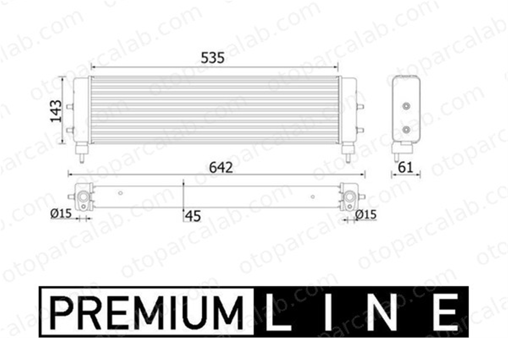 MAHLE CLC 94 000P Motor Yağ Soğutucu BMW 5 6 Cabrio 2284260 17212284260