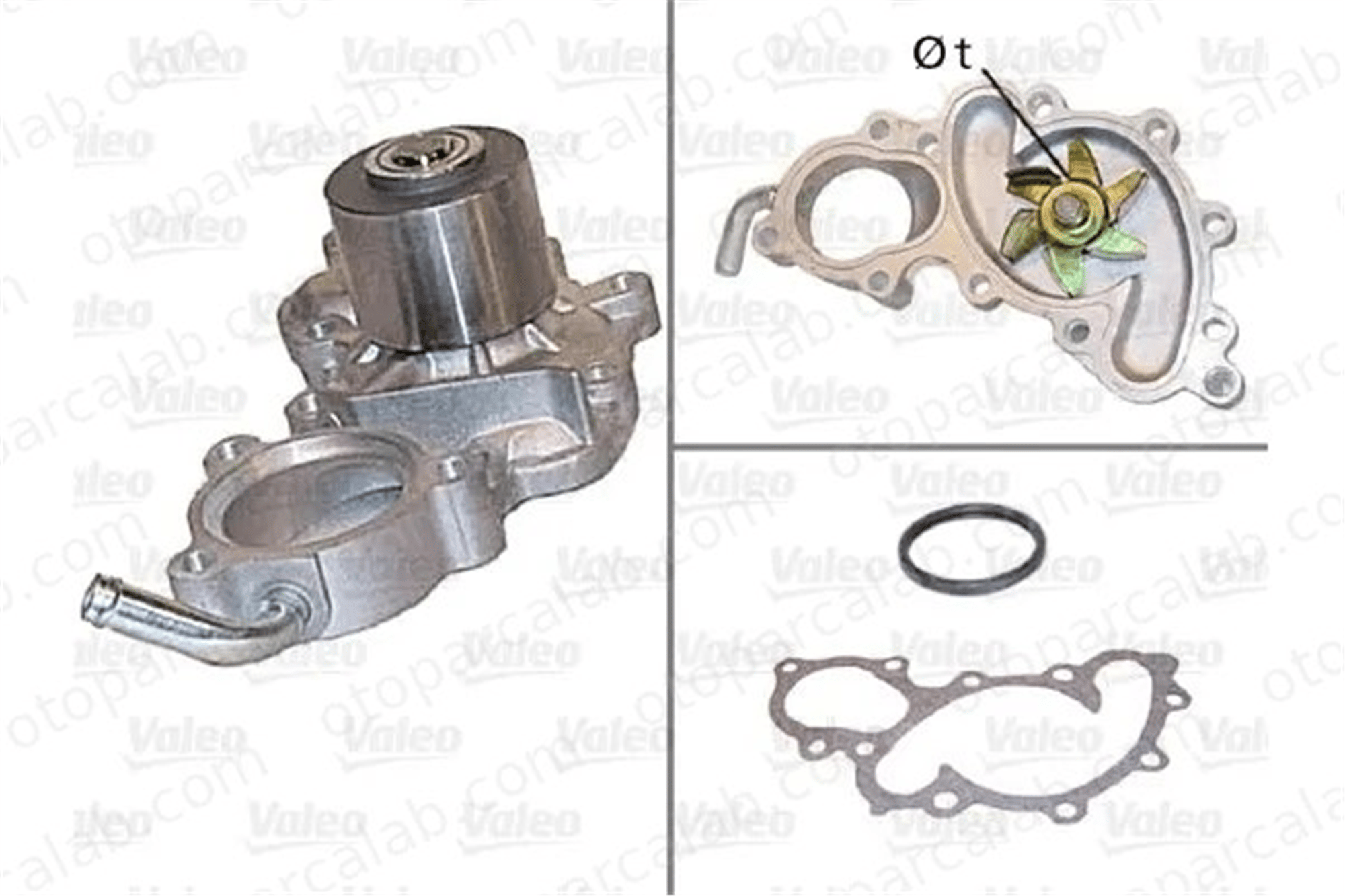 MAHLE CP 203 000S Devirdaim Su Pompası TOYOTA HIACE IV Panelvan/Van HIACE IV Minibüs/Otobüs 1610069045 1610069355