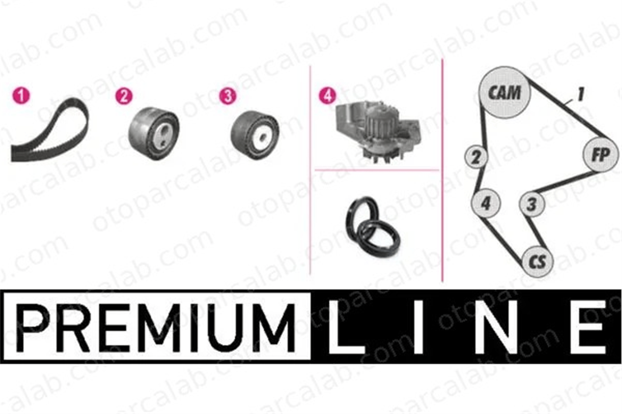 MAHLE CPK 26 000P Devirdaim Su Pompası CITROËN BERLINGO / BERLINGO FIRST Kasa/büyük limuzin BERLINGO / BERLINGO FIRST MPV 82959 1611897980