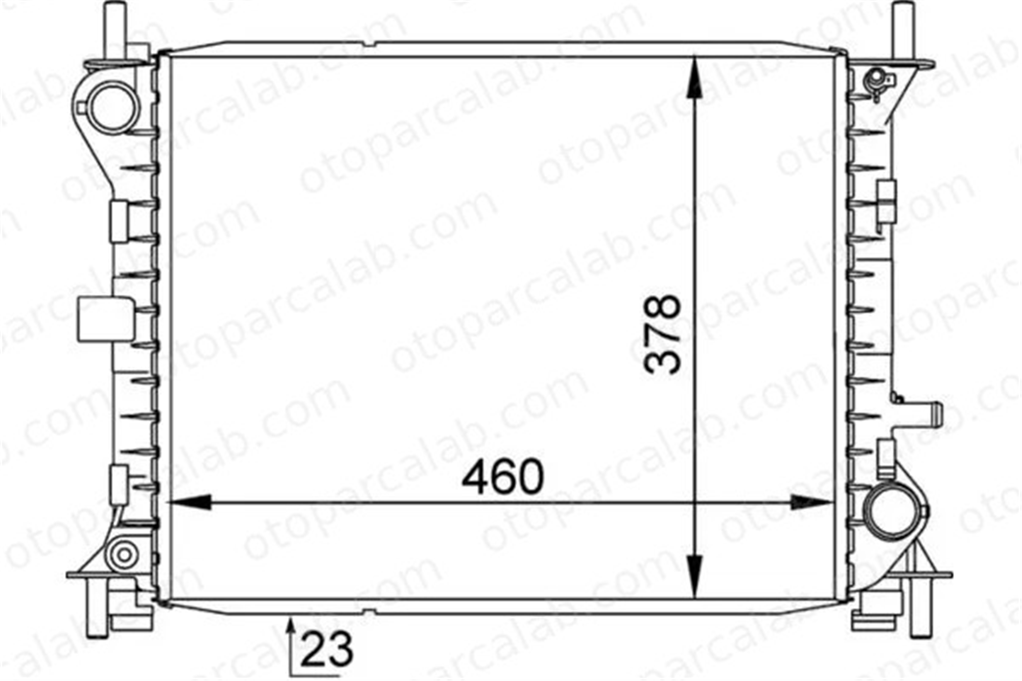 MAHLE CR 1136 000S Su Radyatörü FORD FOCUS I FOCUS I Kombi van 94AT8005BA 1061185