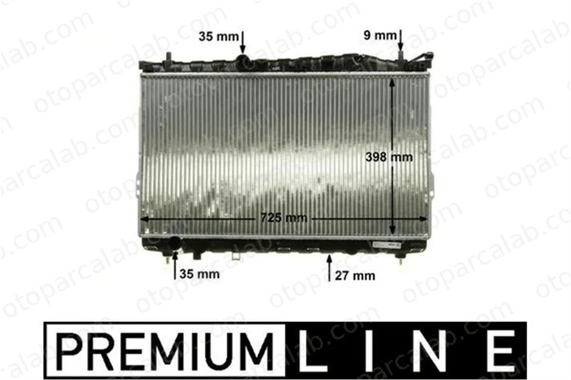 MAHLE CR 1295 000P Su Radyatörü HYUNDAI TRAJET HIGHWAY VAN 253103A000 253103A100