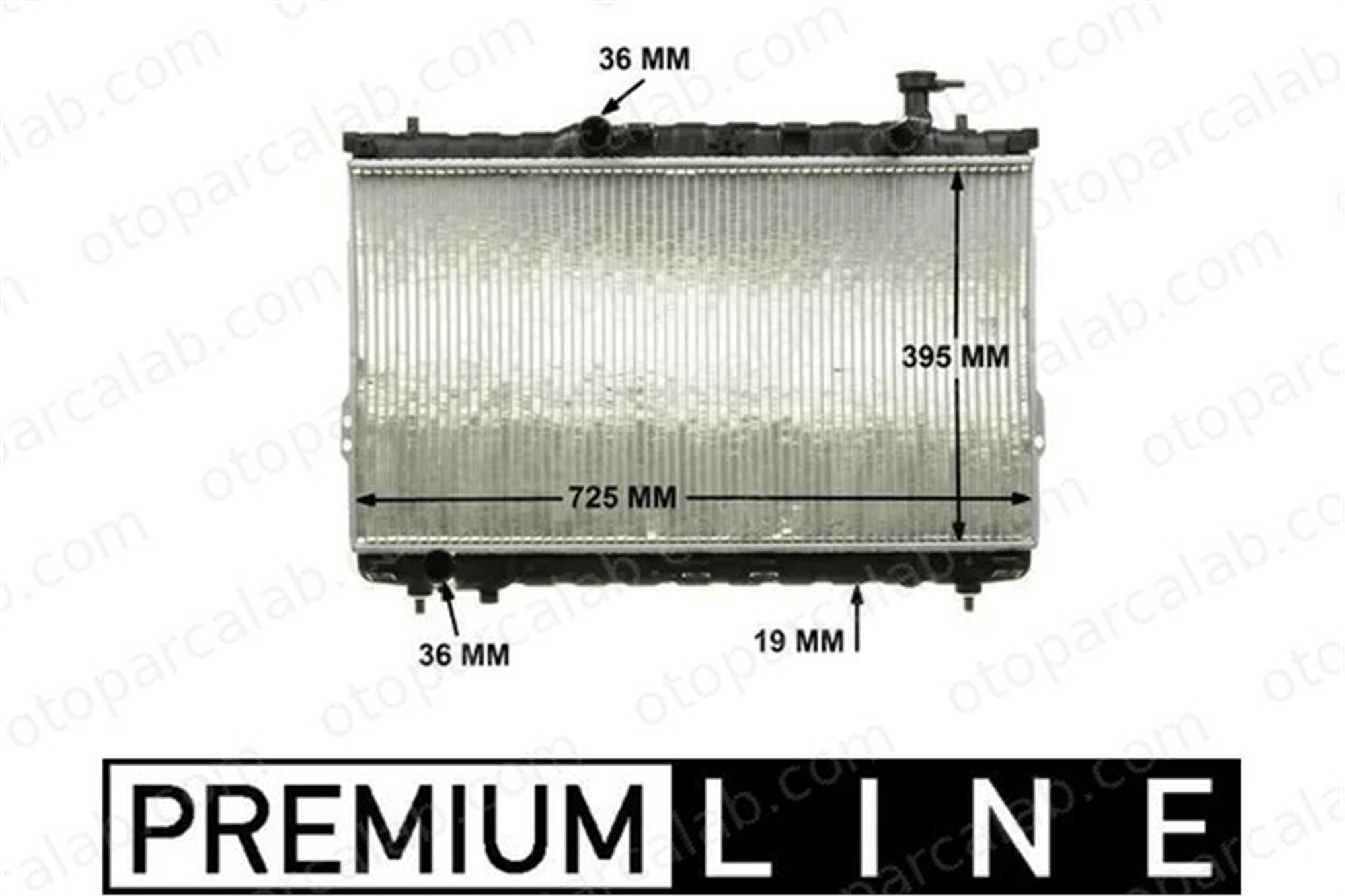 MAHLE CR 1297 000P Su Radyatörü HYUNDAI SANTA FÉ I 1330S8 2531026000