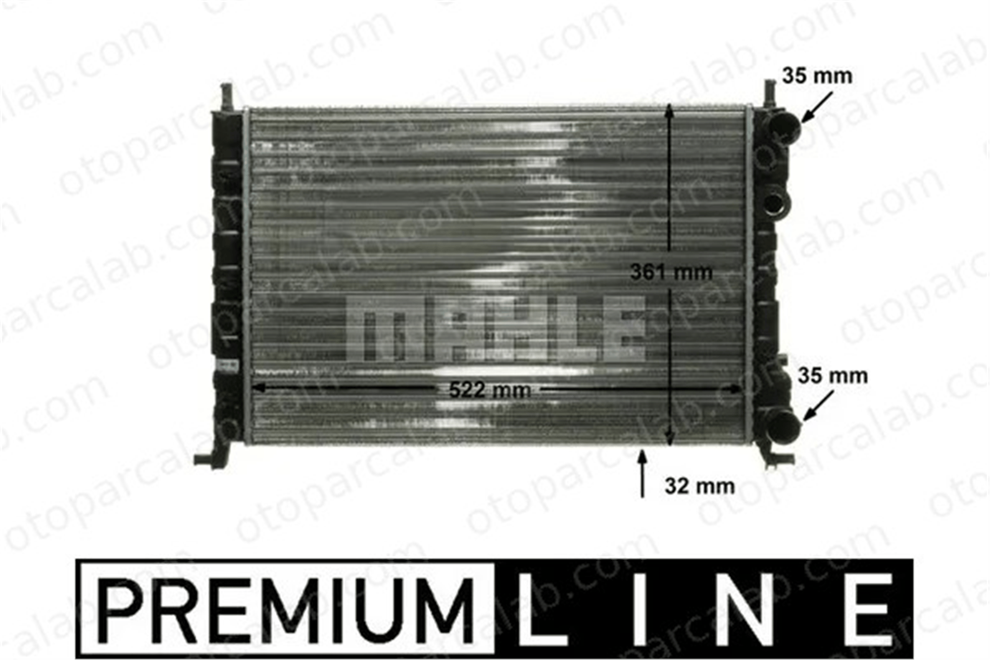 MAHLE CR 130 000P Su Radyatörü FIAT PALIO PALIO Weekend 253101E001 46449104
